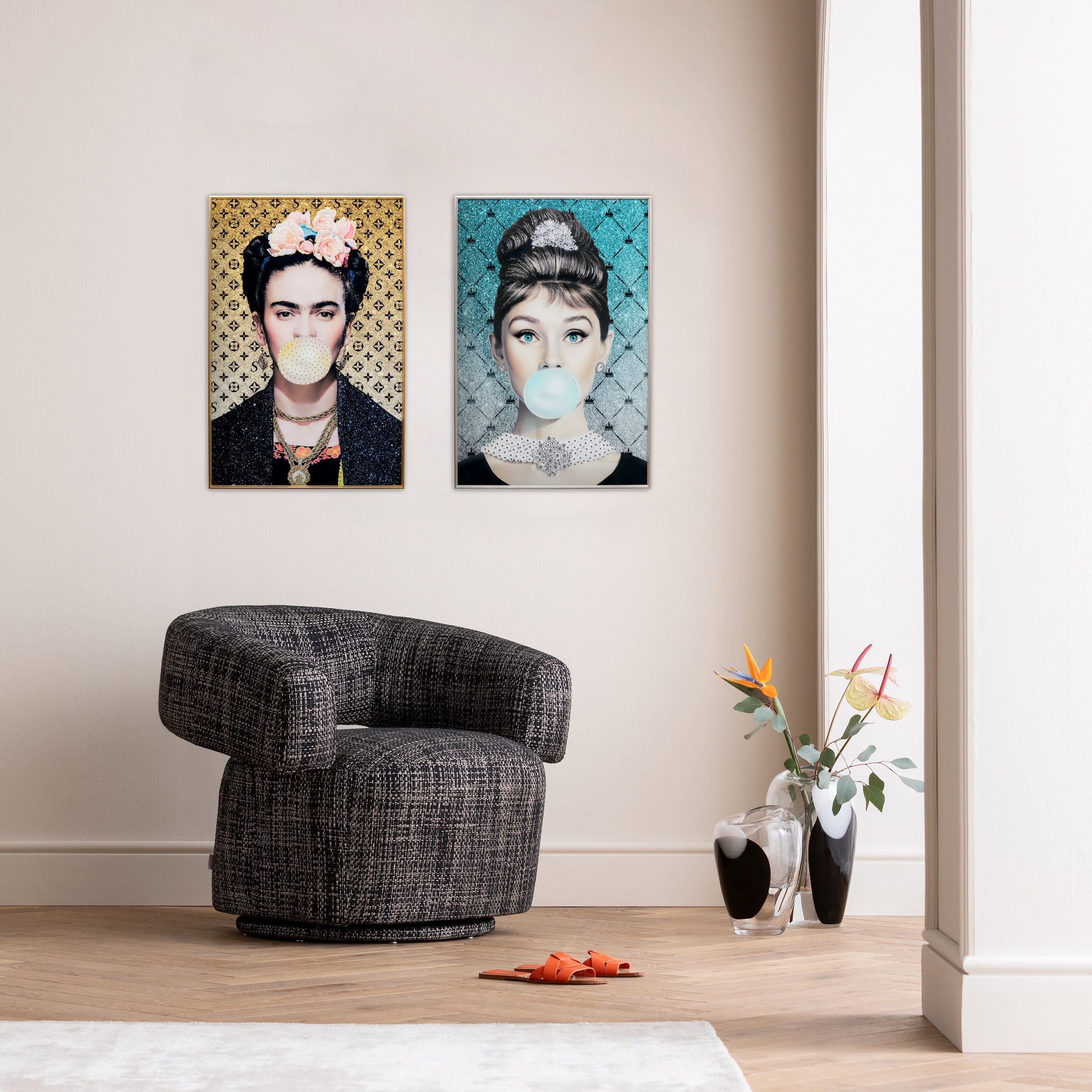 Kare Design Bild mit Rahmen