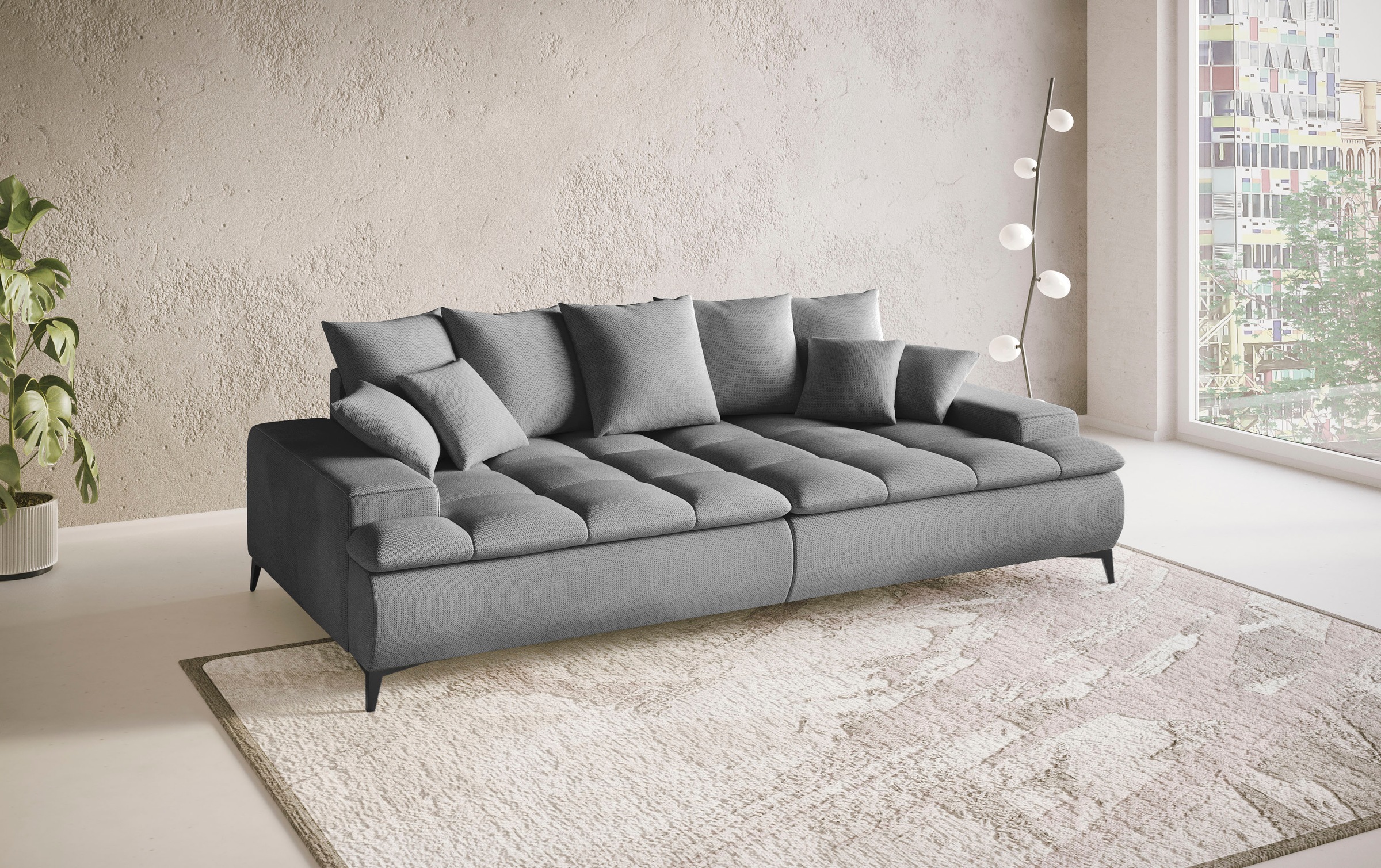 Mr. Couch Big-Sofa »Haiti III«, Mit Kaltschaum, bis 140 kg belastbar