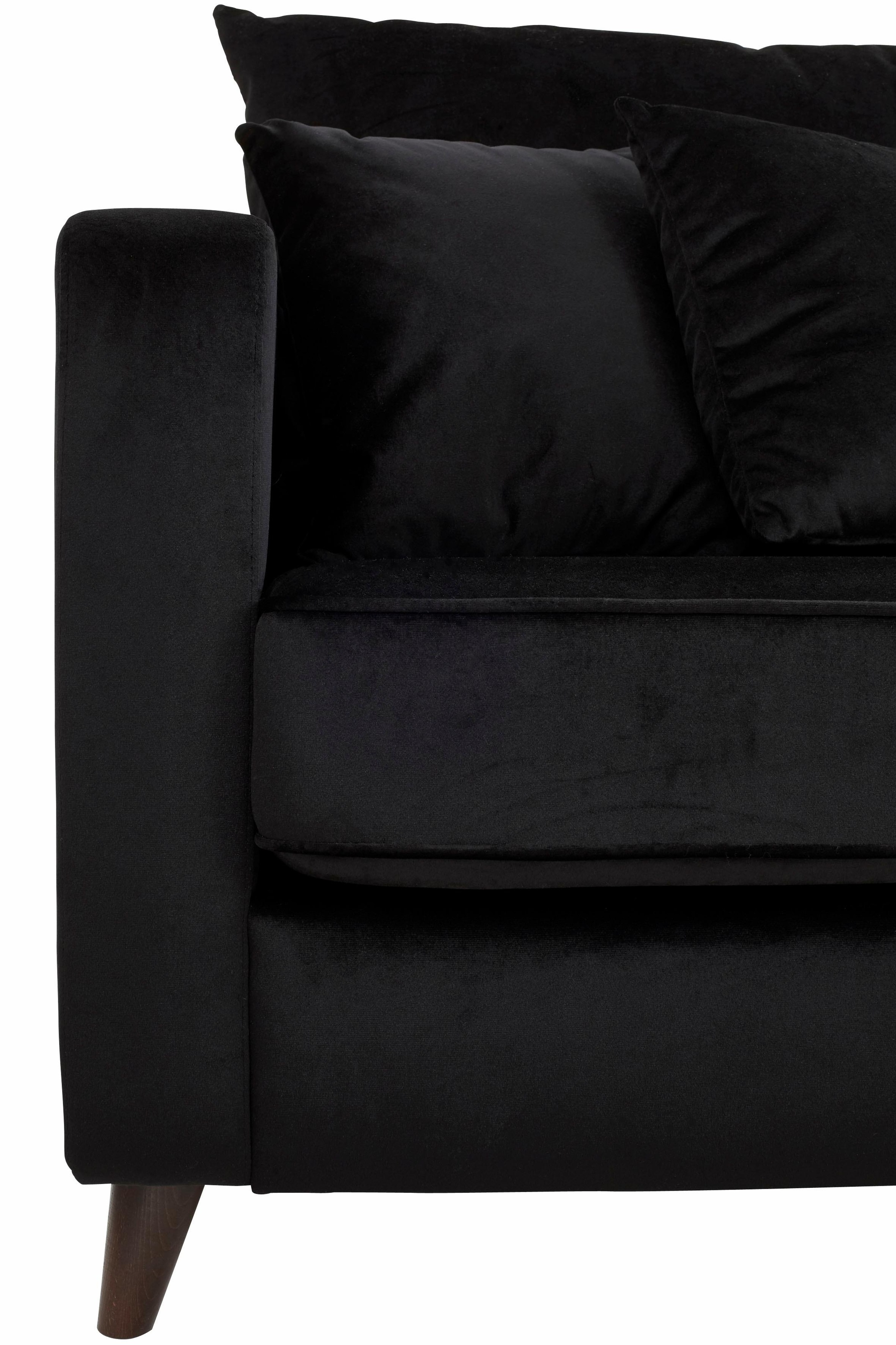 Home affaire Ecksofa »Renesse L-Form«, lose Kissen, Keder an Sitzkissen