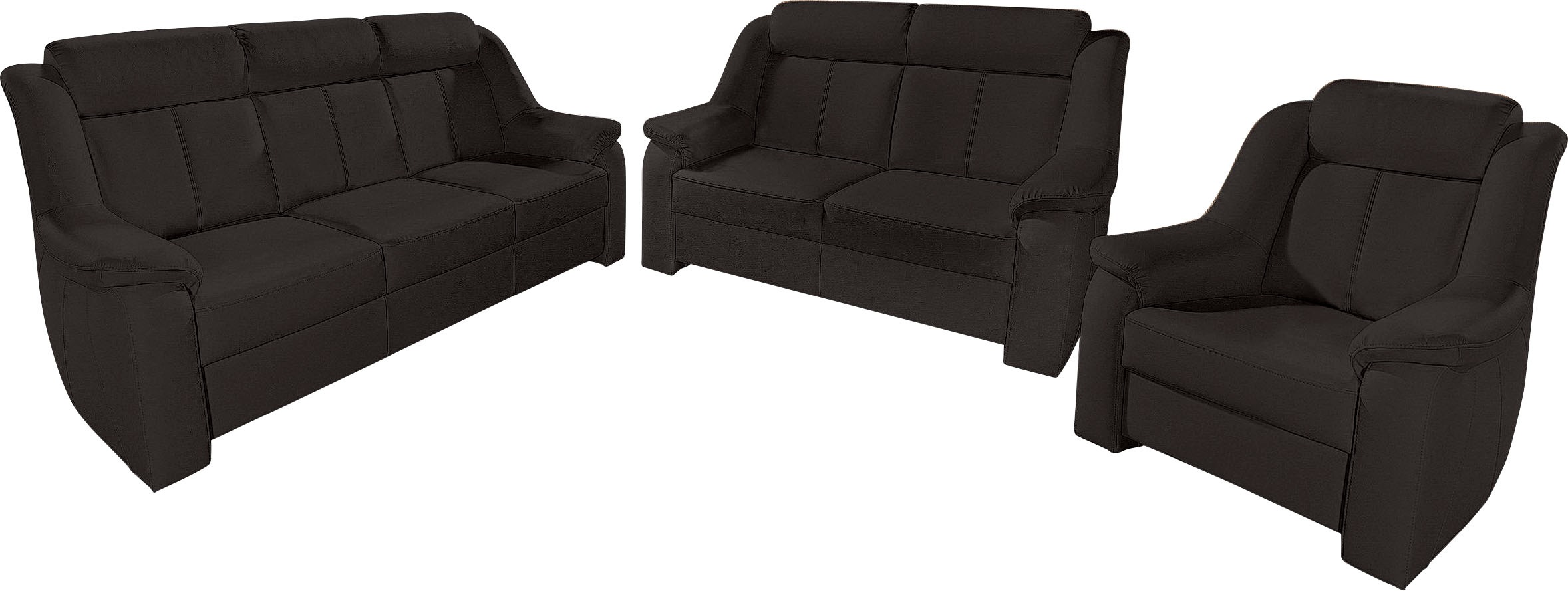 sit&more Polstergarnitur "Basel", Set, bestehend aus 3-Sitzer + 2-Sitzer + günstig online kaufen