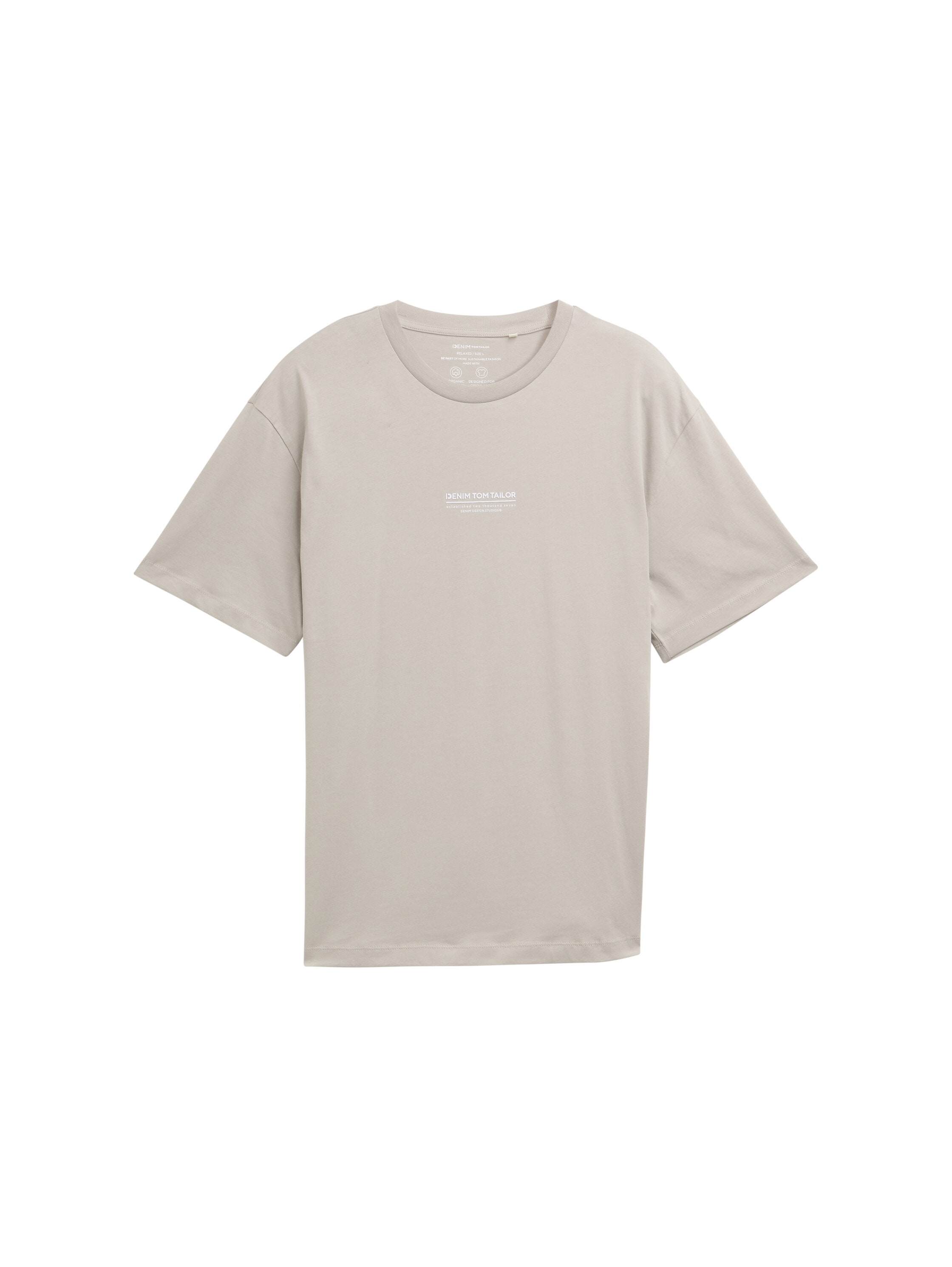 TOM TAILOR Denim T-Shirt, mit Marken-Frontprint