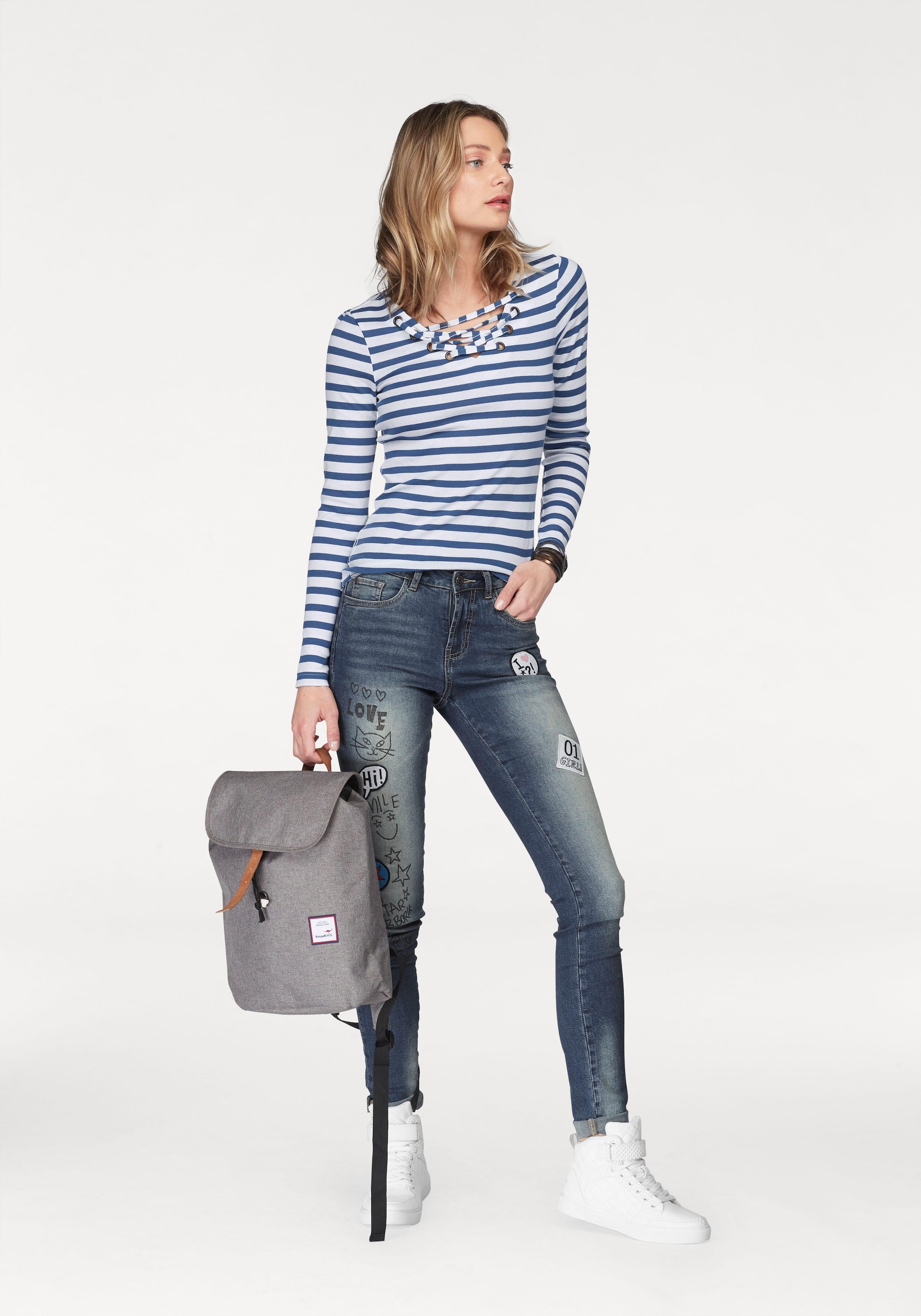 KangaROOS Cityrucksack, in schlichter Optik