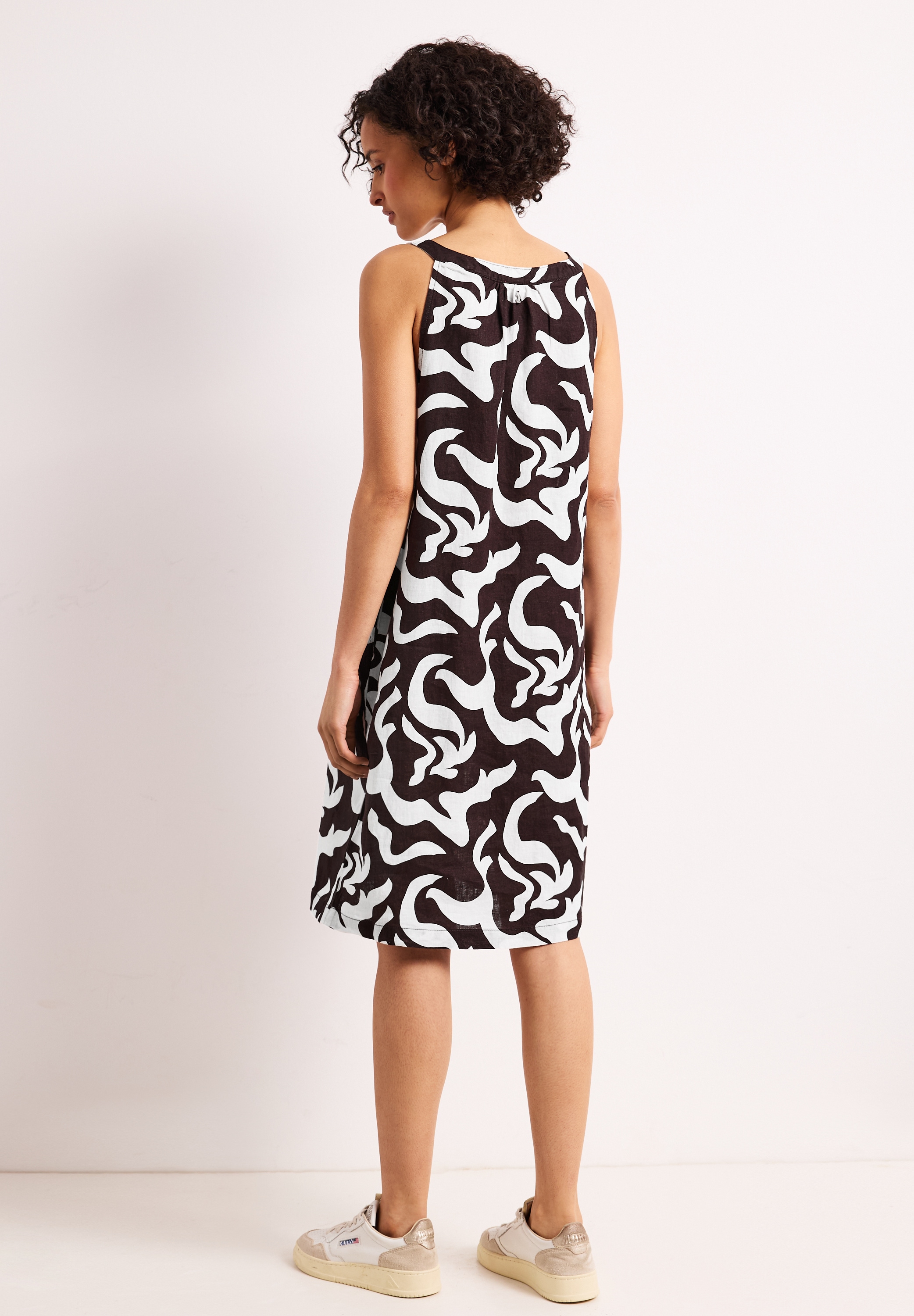 STREET ONE Midikleid Ohne Taschen aus Leinen