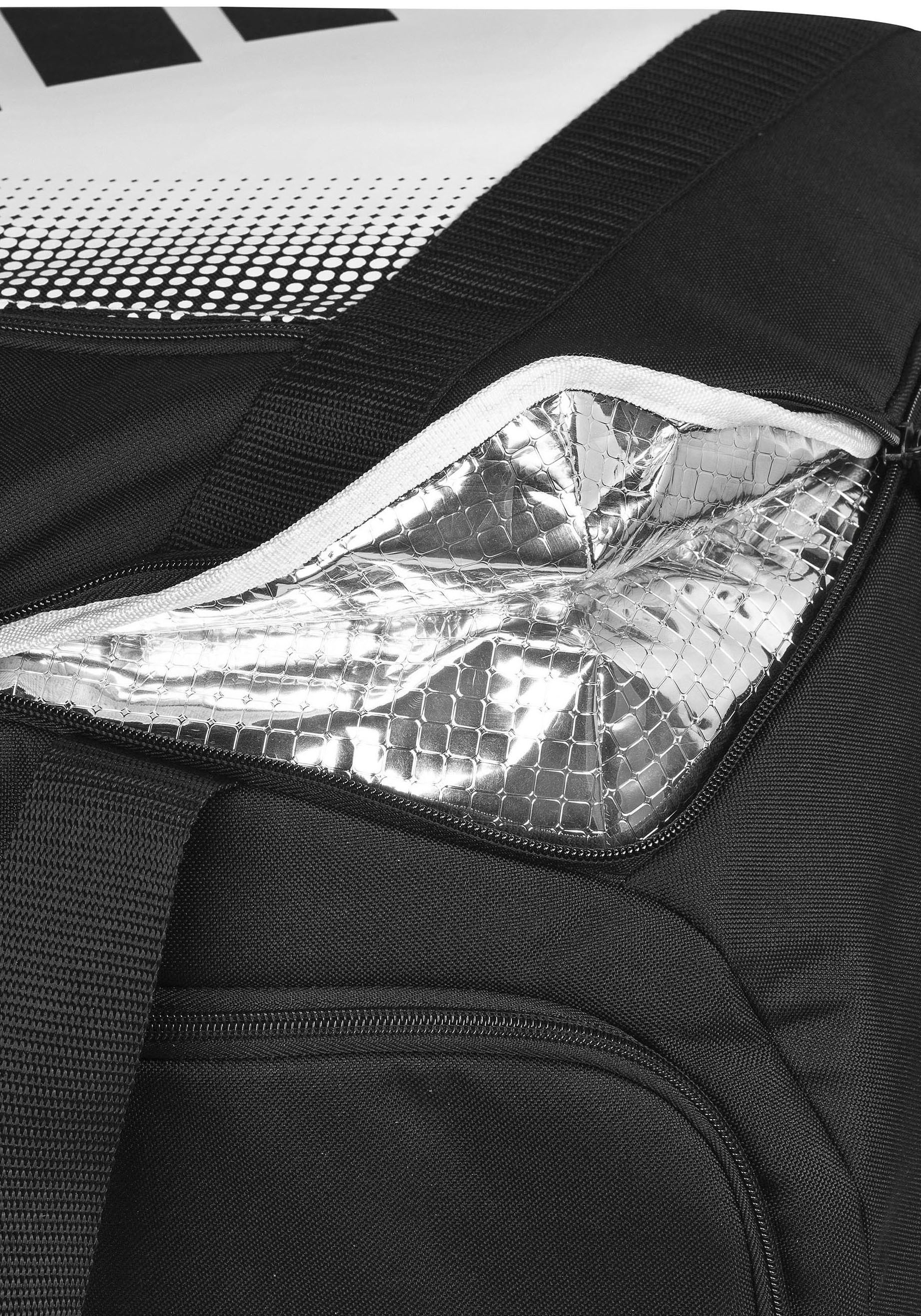 adidas Performance Sporttasche »adidas Duffle Combat Sports black/white M«, Belüftetes und wasserdichtes Fach, verhindert Geruchsbelästigung