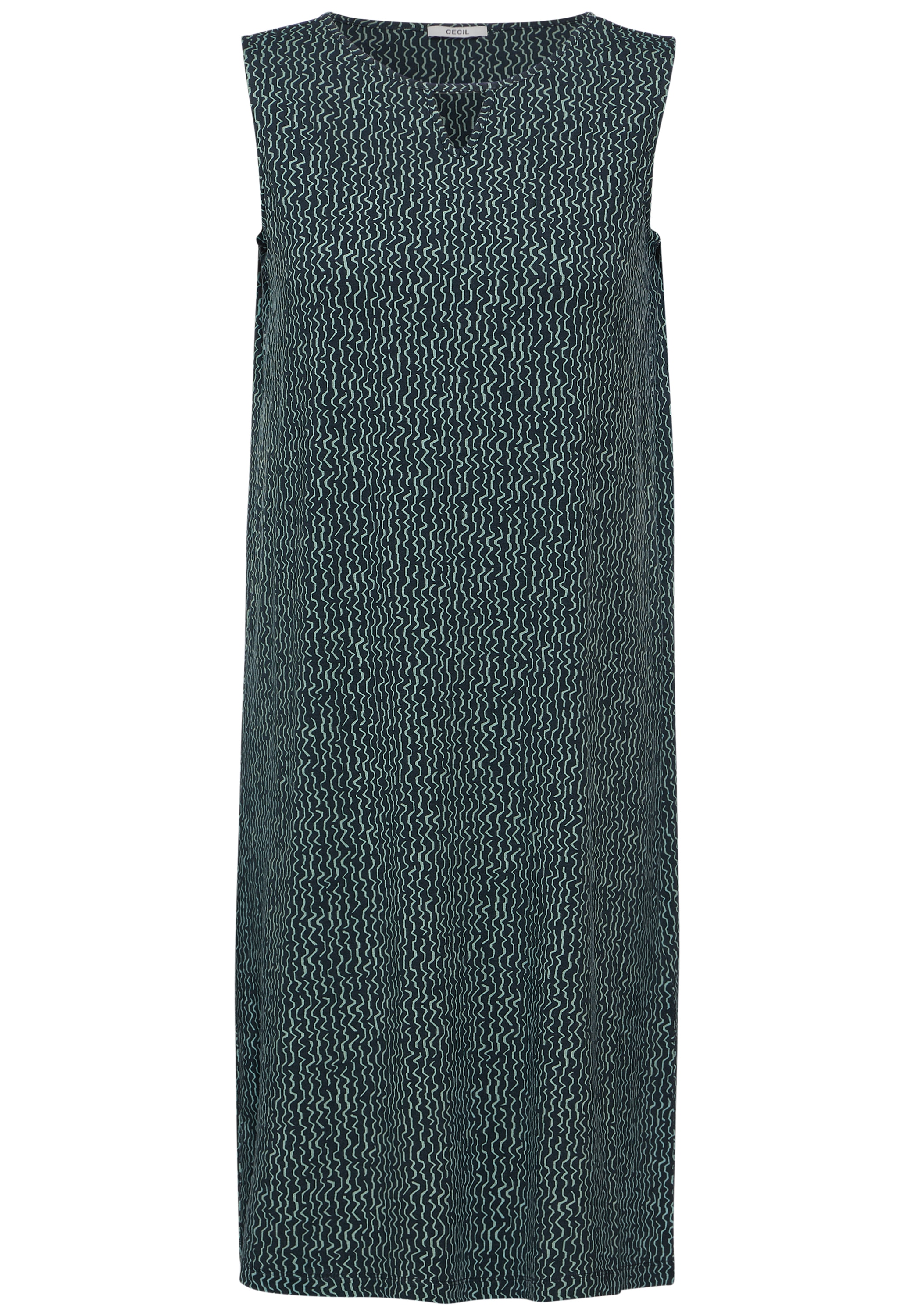 Cecil Jerseykleid, mit Schlitz auf der Vorderseite