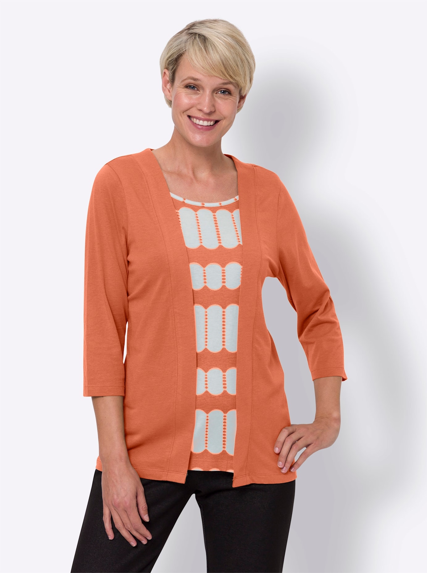 Classic Basics 2-in-1-Shirt "2-in-1-Shirt" 1 Stk. tlg. günstig online kaufen