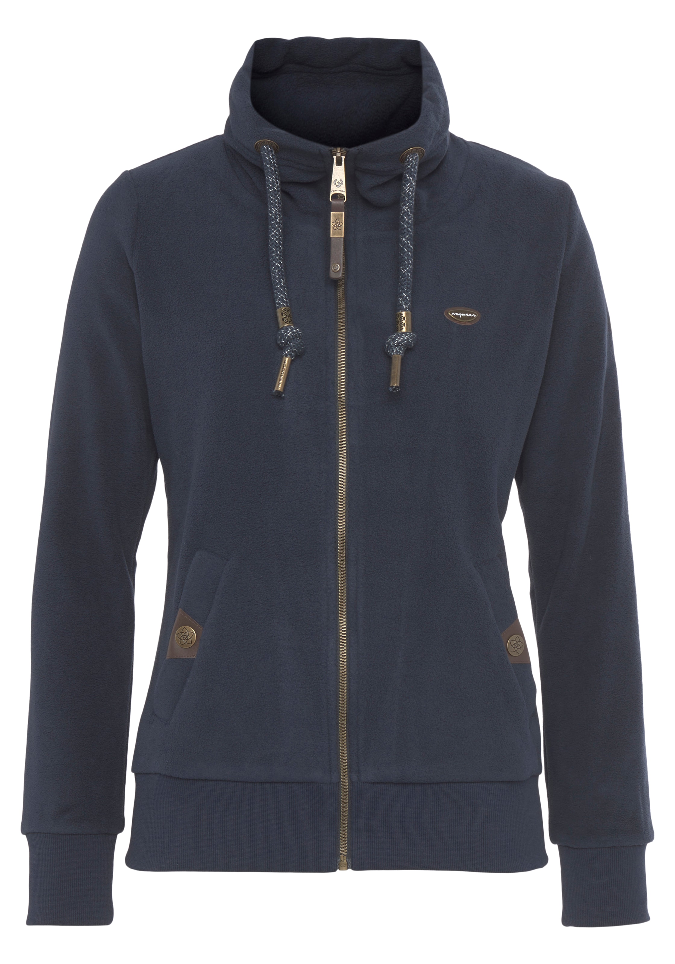 bestellen SOLID«, für FLEECE BAUR | Ragwear »RYLIE ZIP Fleecejacke Fleecejacke