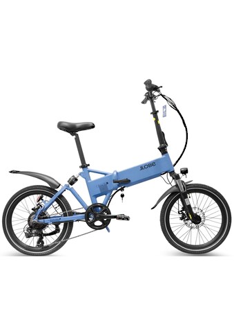 E-Bike »City III blau 36V / 10,4Ah«, 3 Gang, Shimano, 7-Gang Shimano Kettenschaltung,...