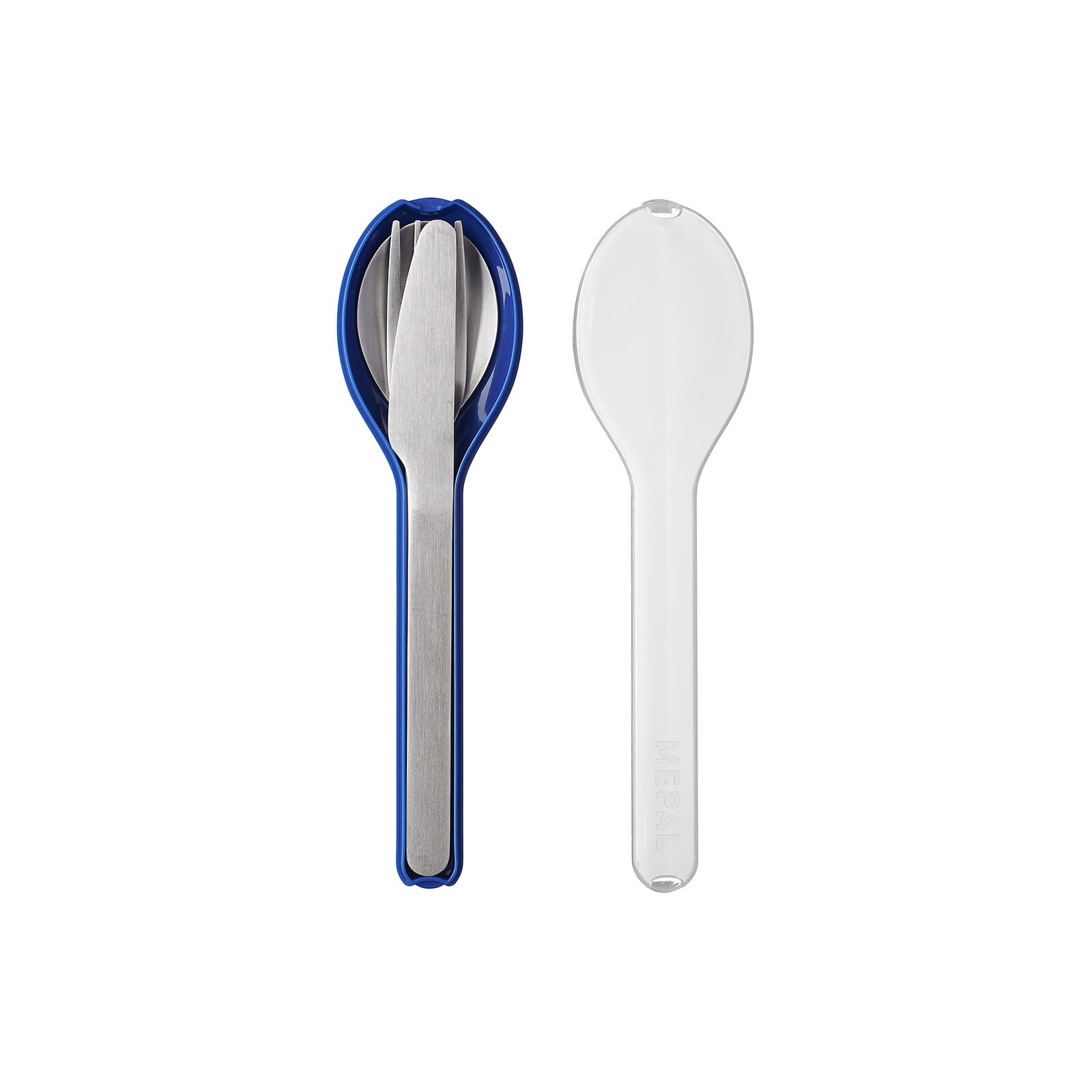 Mepal Lunchbox »Lunchbox Duo mit Besteck Ellipse 22,5 x 17,5 cm«, (2 tlg.)
