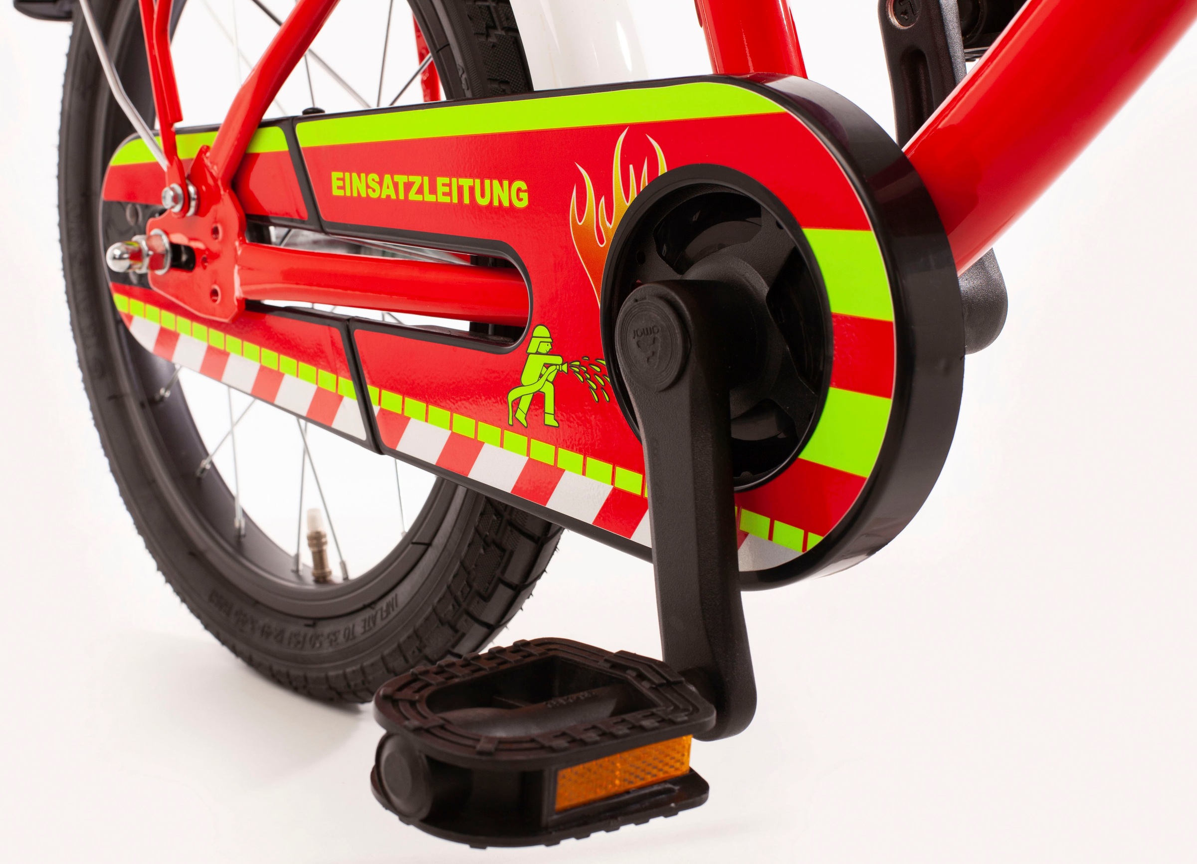 Bachtenkirch Kinderfahrrad »14" Feuerwehr«, 1 Gang, ohne Schaltung