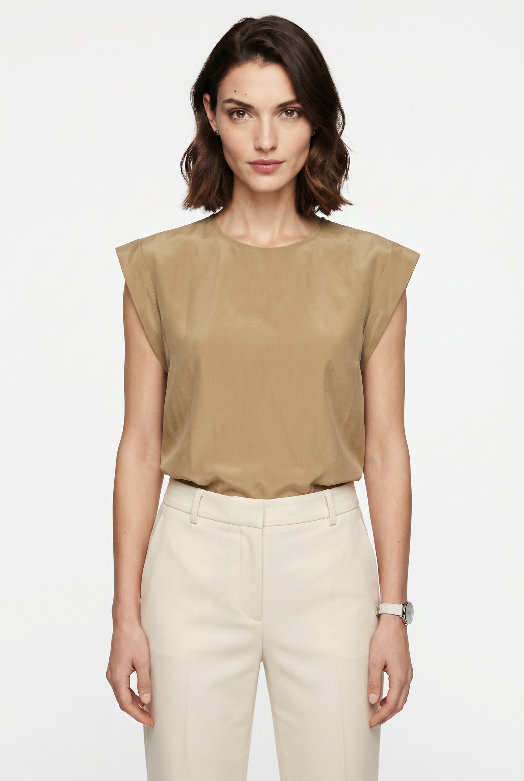 BOSS ORANGE Shirtbluse "Irnette Premium Damenmode" mit Ärmelaufschlag