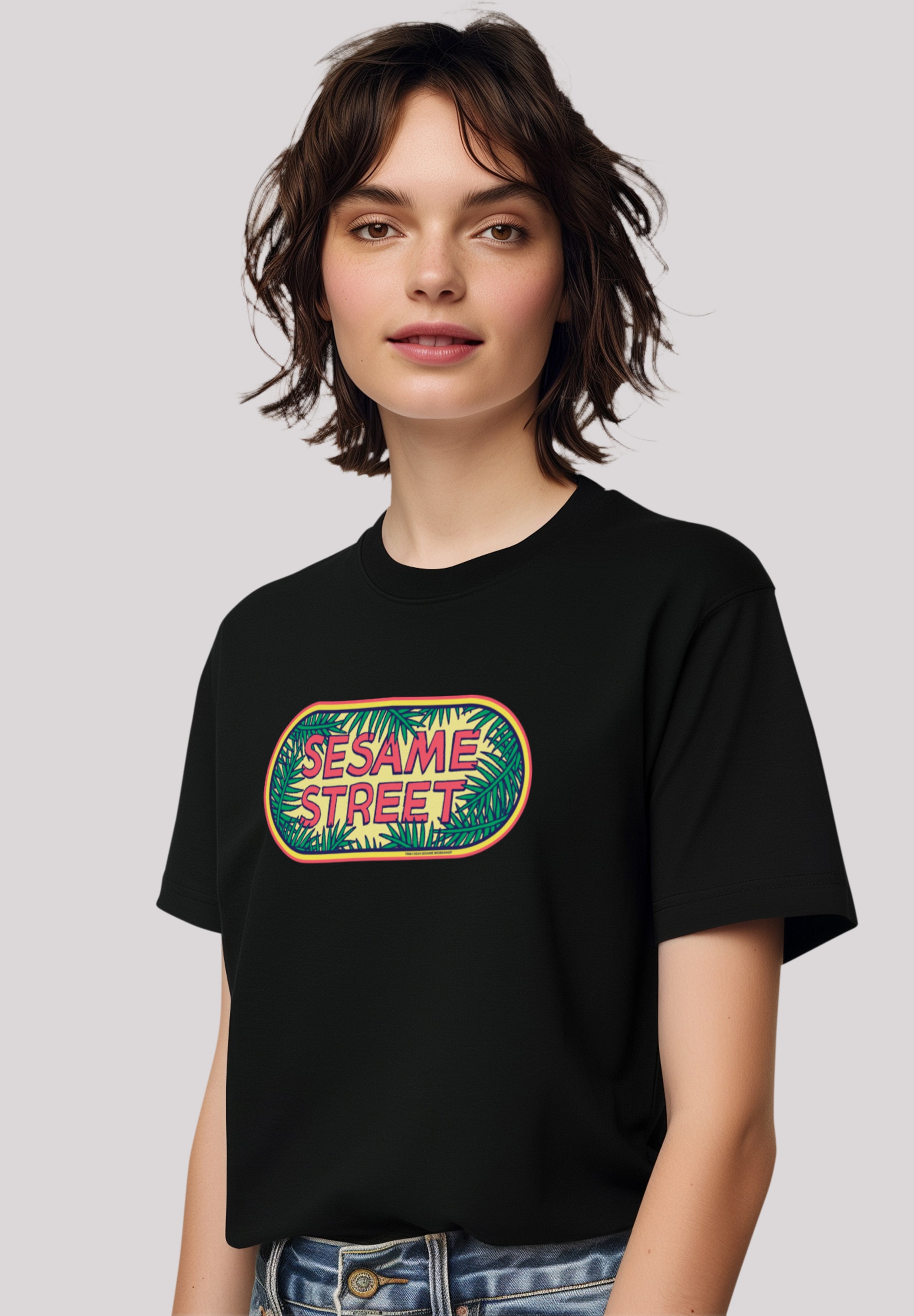 T-Shirt »Sesamstraße Jungle Logo«, Premium Qualität,Nostalgie, Fernsehserie