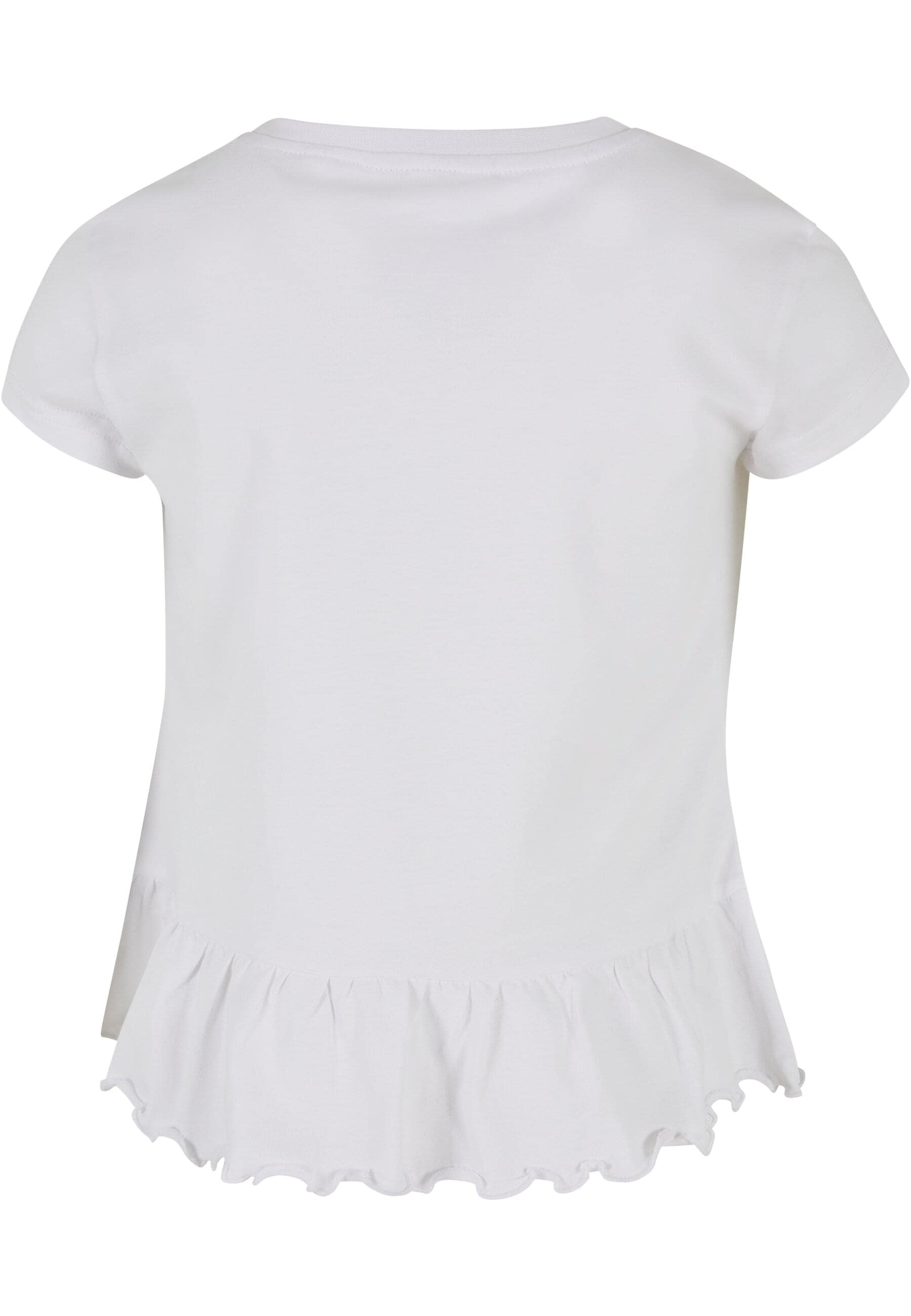 URBAN CLASSICS T-Shirt »Urban Classics Damen Girls Organic Volant Tee«, (1 tlg.)