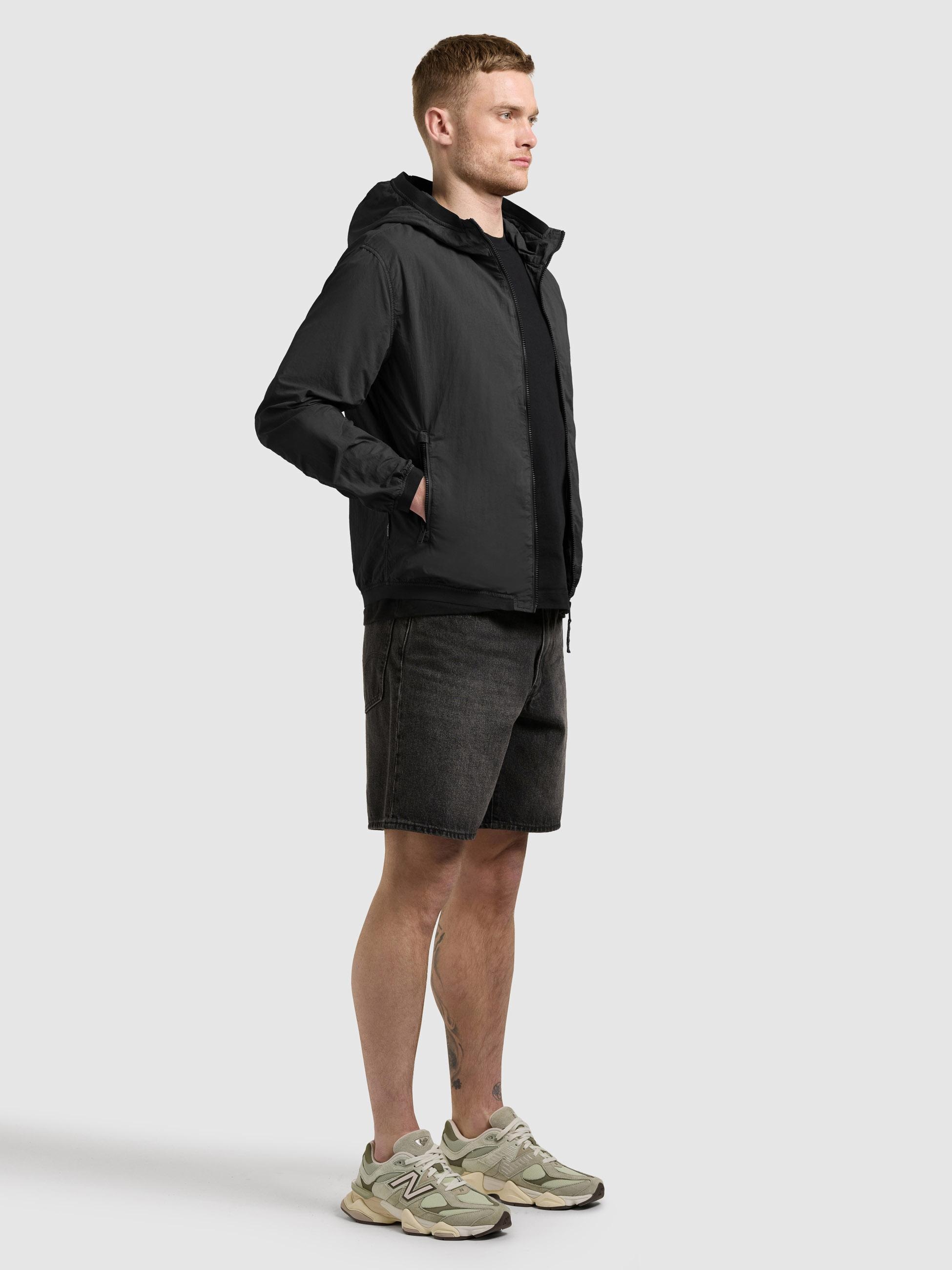 khujo Funktionsjacke »Derf« mit Kapuze leichte Übergangsjacke mit Kapuze