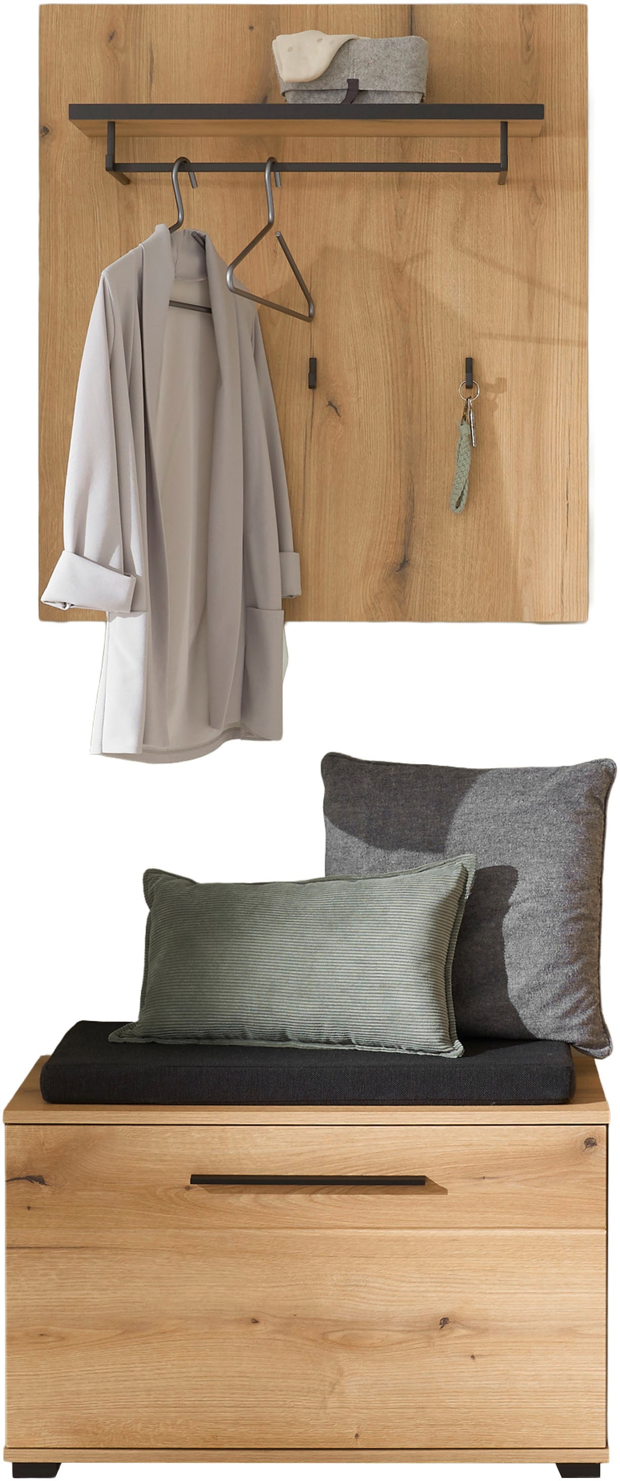 Home affaire Garderoben-Set »Cantara, moderne Garderobe, Komplettset mit viel Stauraum« Komplett-Set, 2 Stk. tlg.