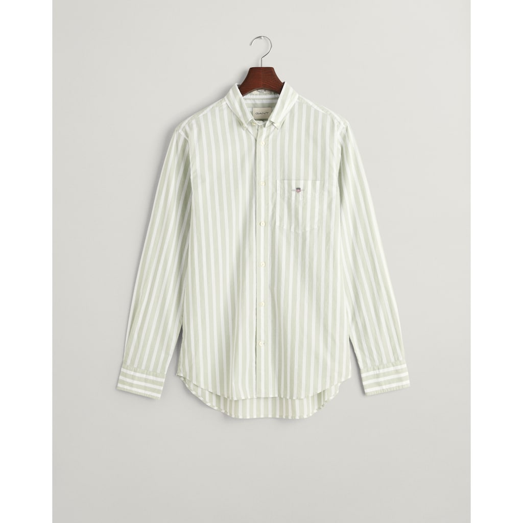 Gant Langarmhemd »REG WIDE POPLIN STRIPE SHIRT«