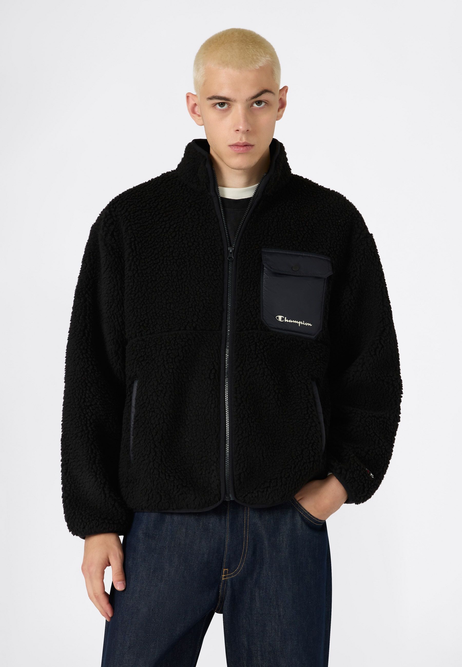 Champion Fleecejacke "Polar Hooded Top" aus Polyester, für angenehme Wärme, günstig online kaufen