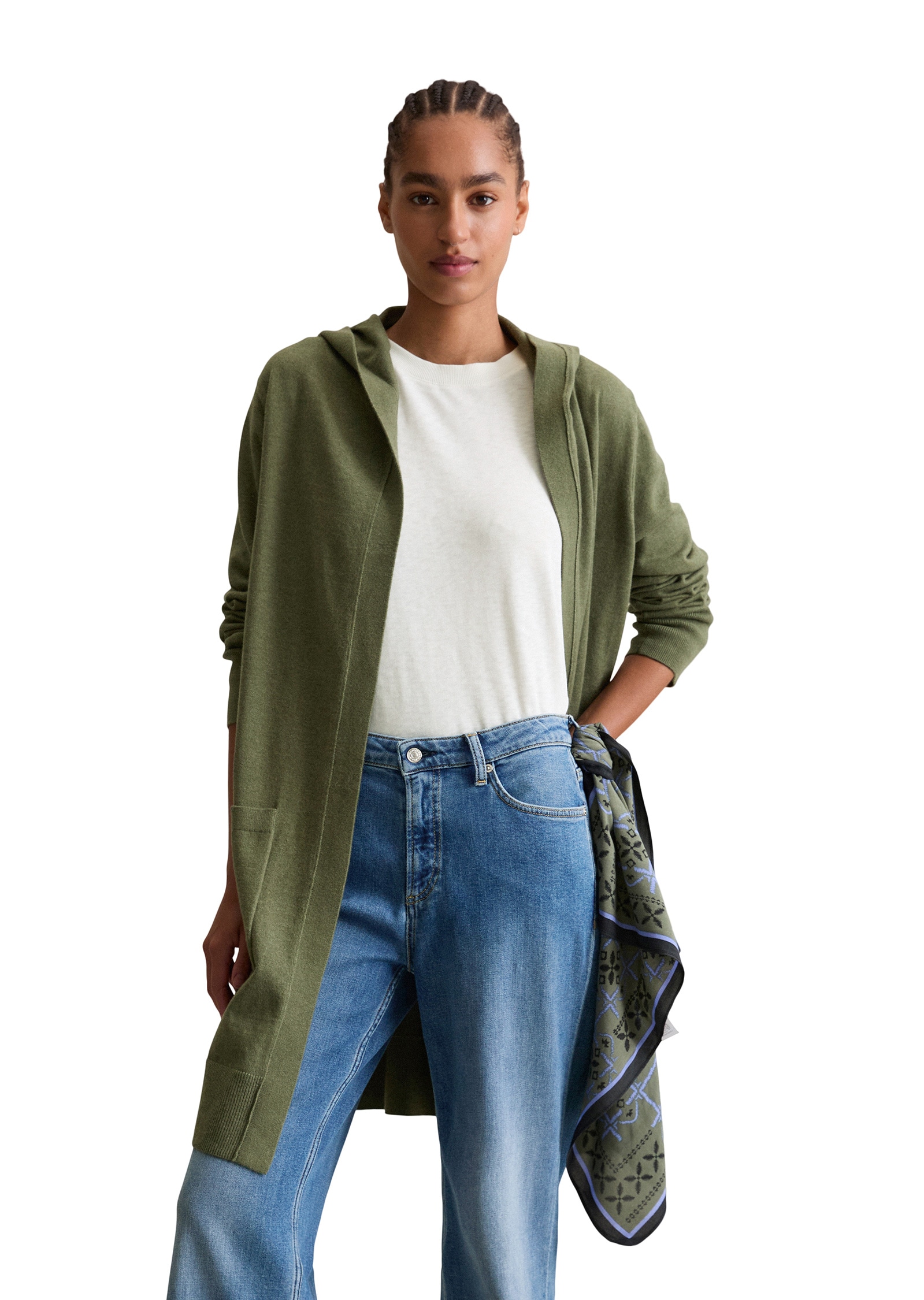 Marc OPolo DENIM Cardigan "aus Soft Cotton Stretch" günstig online kaufen