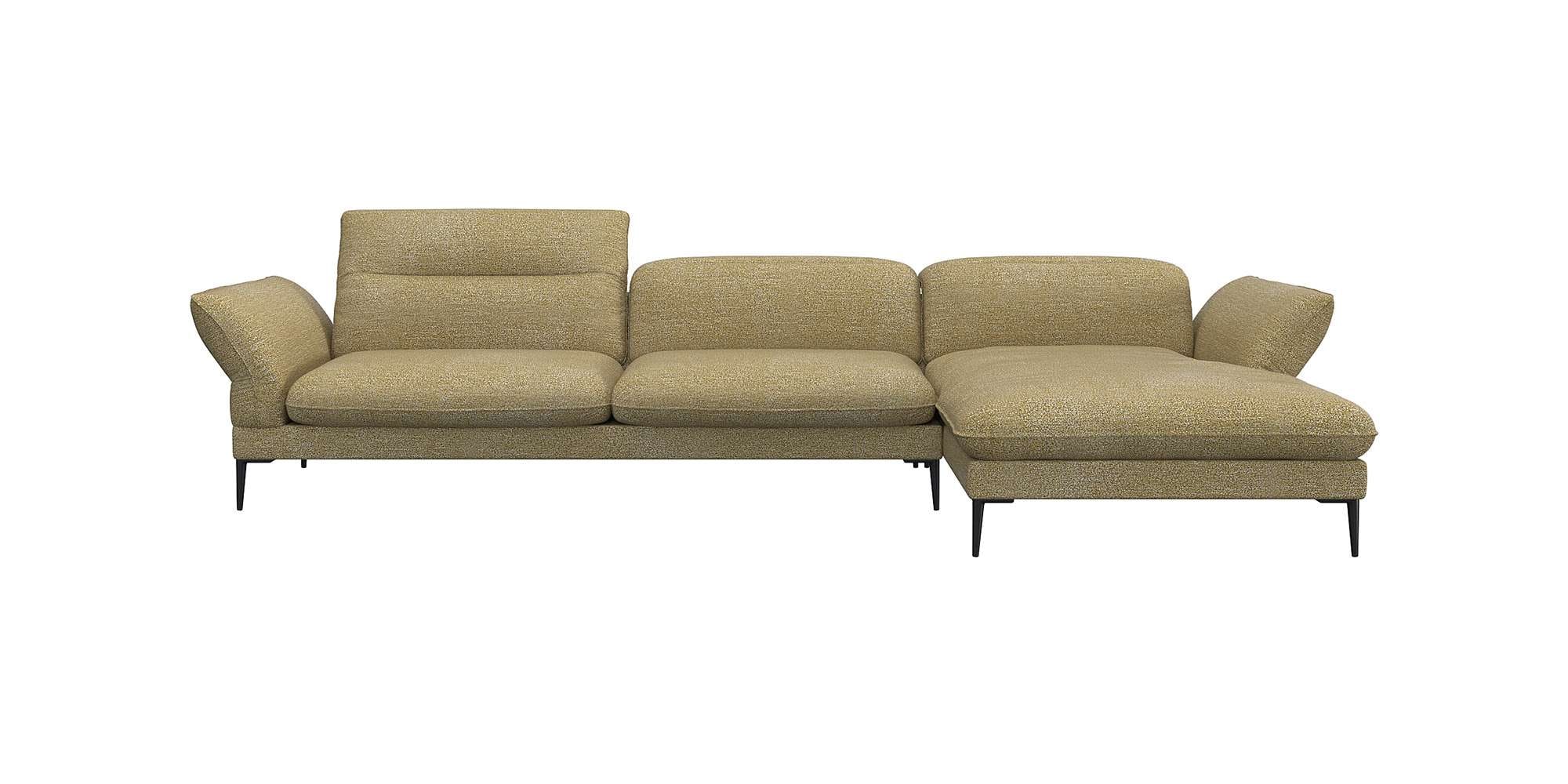 FLEXLUX Ecksofa "Salino, Funktionssofa mit Recamiere, Relaxsofa, Ecksofa", günstig online kaufen