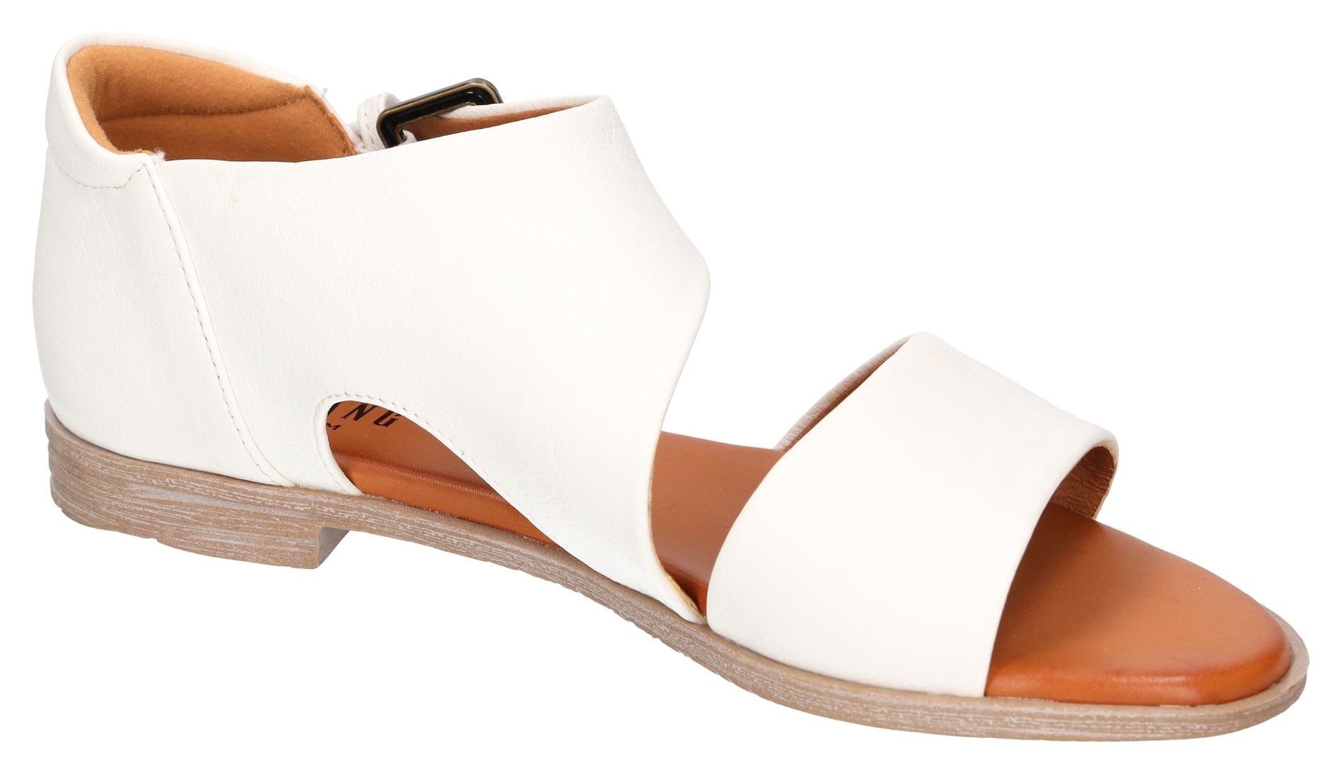 Mustang Shoes Sandale, Sommerschuh, Sandalette, Riemchensandale in asymmetrischer Optik