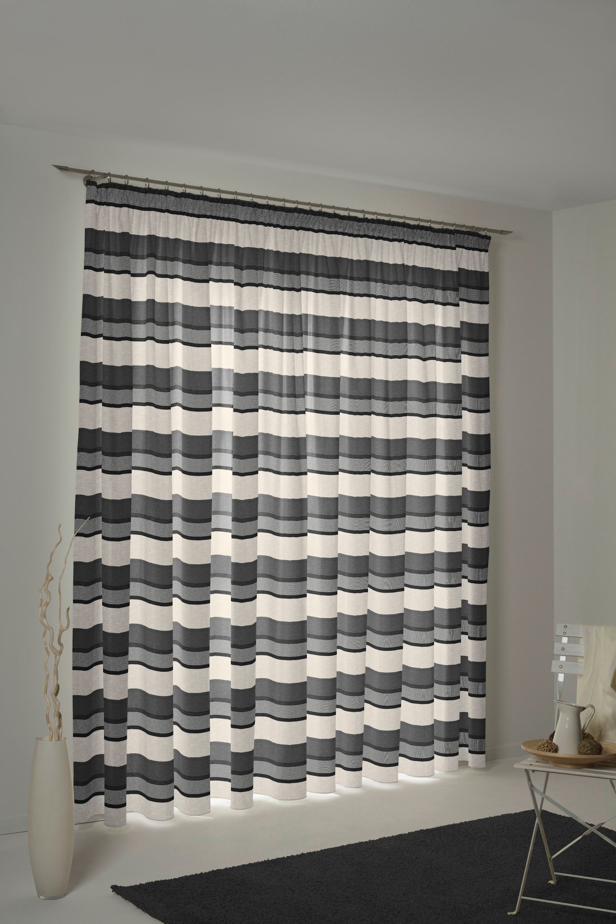 Wirth Vorhang "Menorca" Kräuselband 1 Stk. tlg. günstig online kaufen