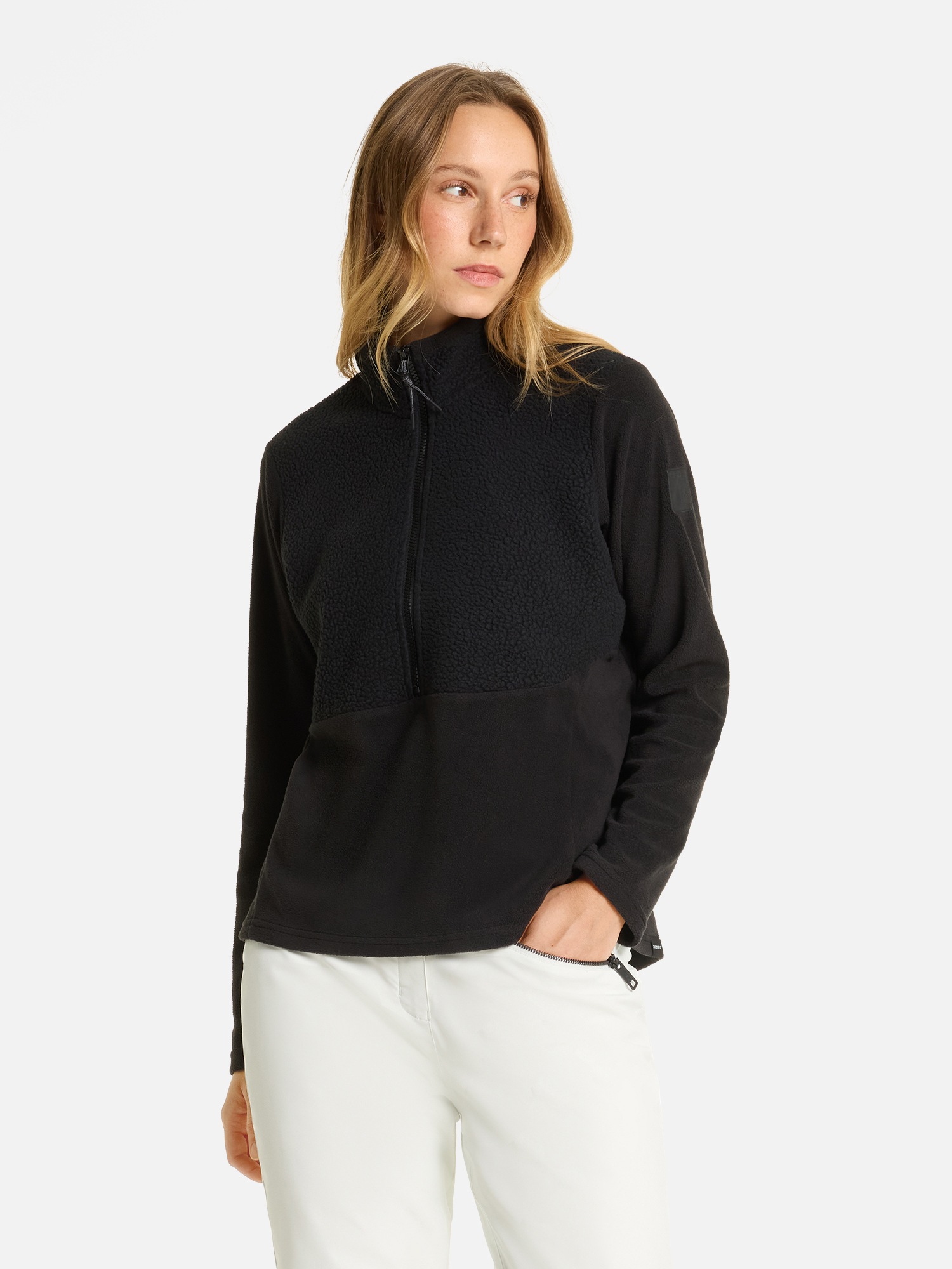 Ziener Fleecepullover »JANKA-Z DAMEN«, Teddyfleece, warm, elastisch
