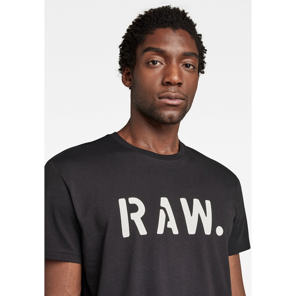 G-Star RAW Print-Shirt »Stencil RAW T-Shirt«