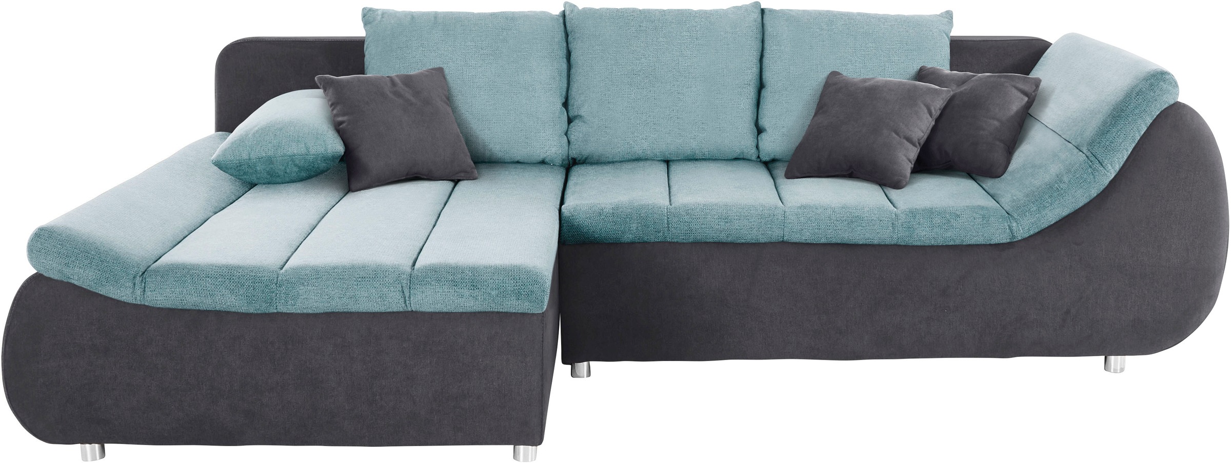 Home affaire Ecksofa "Imola, elegant und modern, aktuelle Steppung im Sitz, günstig online kaufen