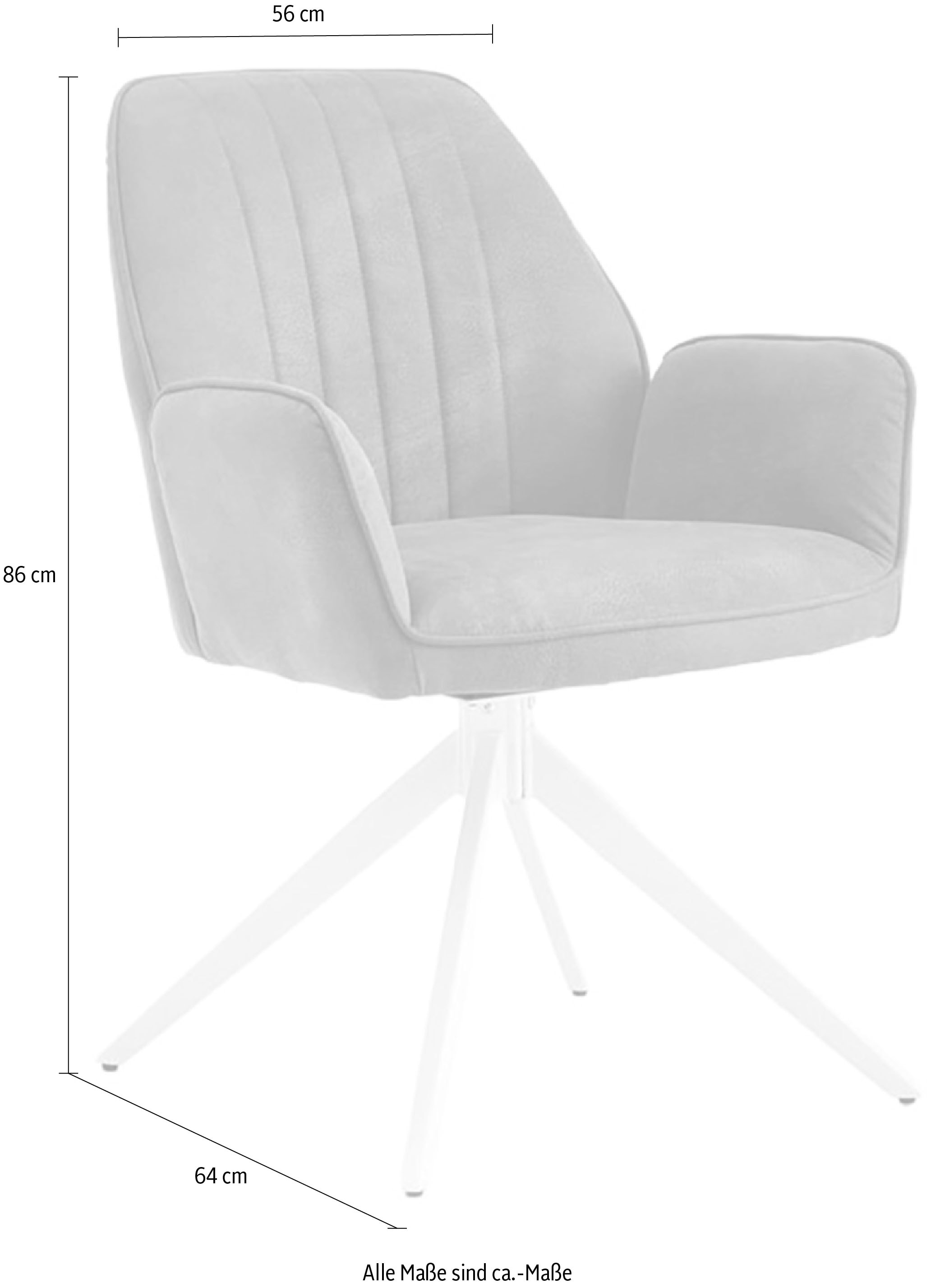 Home affaire Stuhl »Pollenca« (Set) 2 Stk.tolle Optik