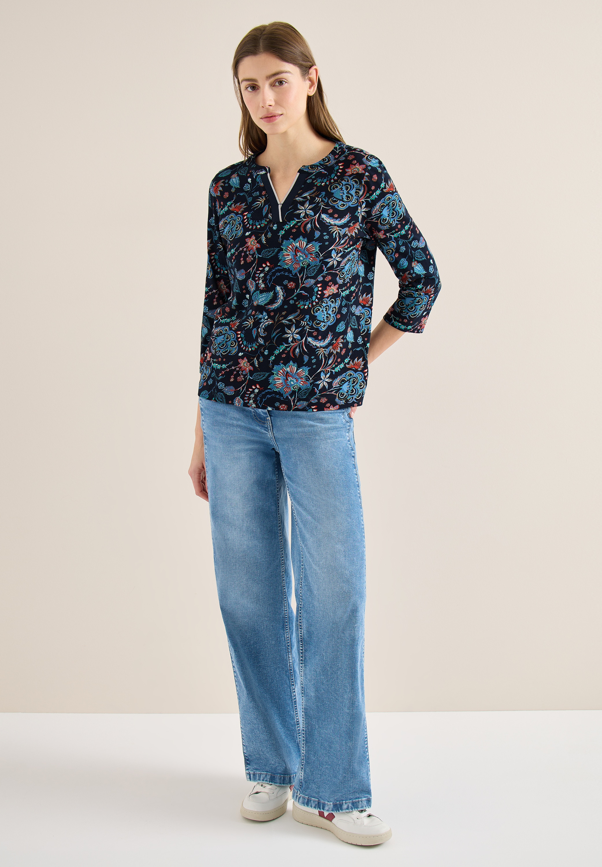 Cecil Tunikashirt mit 3/4 Ärmeln