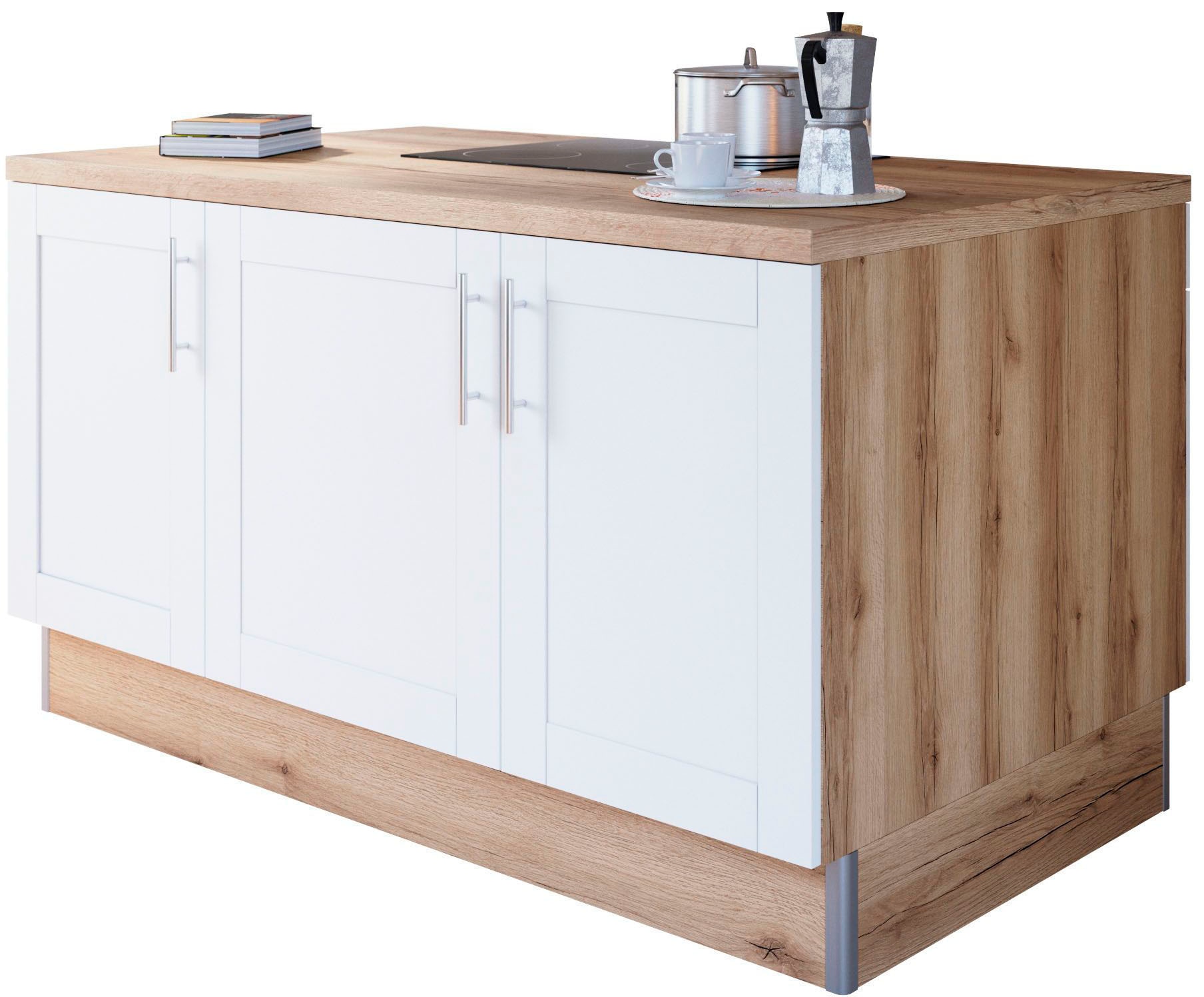 OPTIFIT Küche »Ahus«, 160 x 95 cm breit, Soft Close Funktion