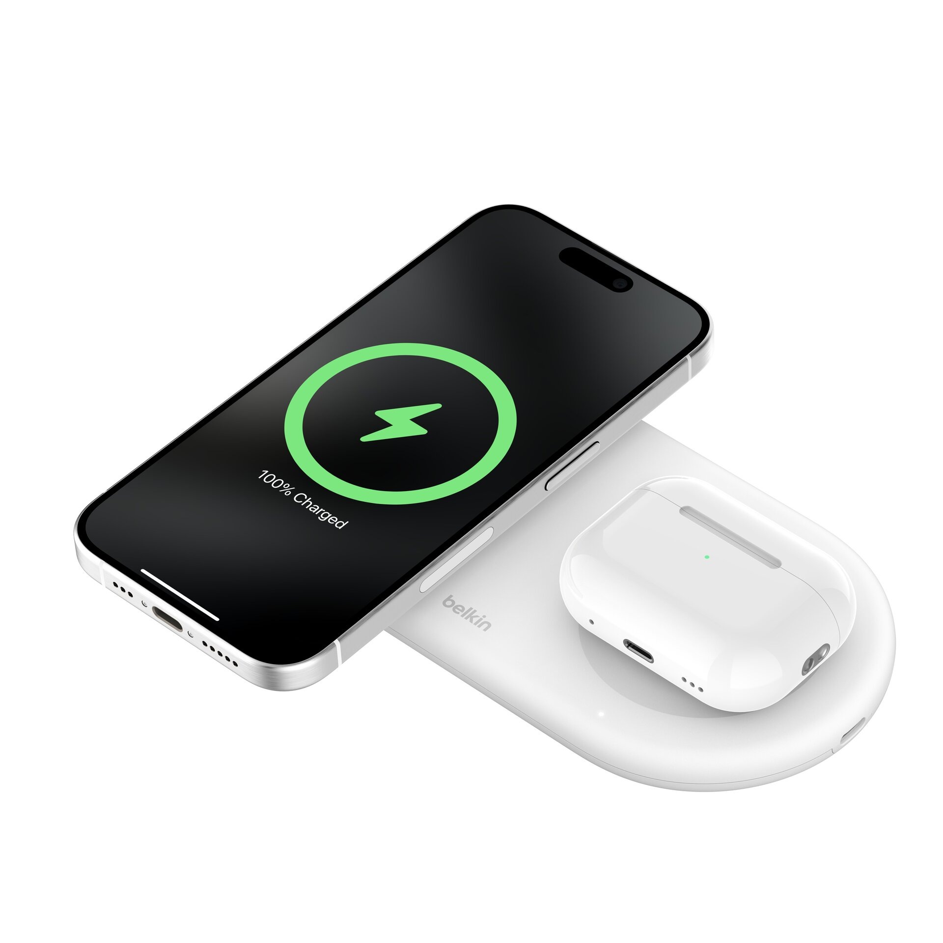 Belkin Wireless Charger »BOOST CHARGE PRO 2in1 Ladepad Qi2 15 Watt«