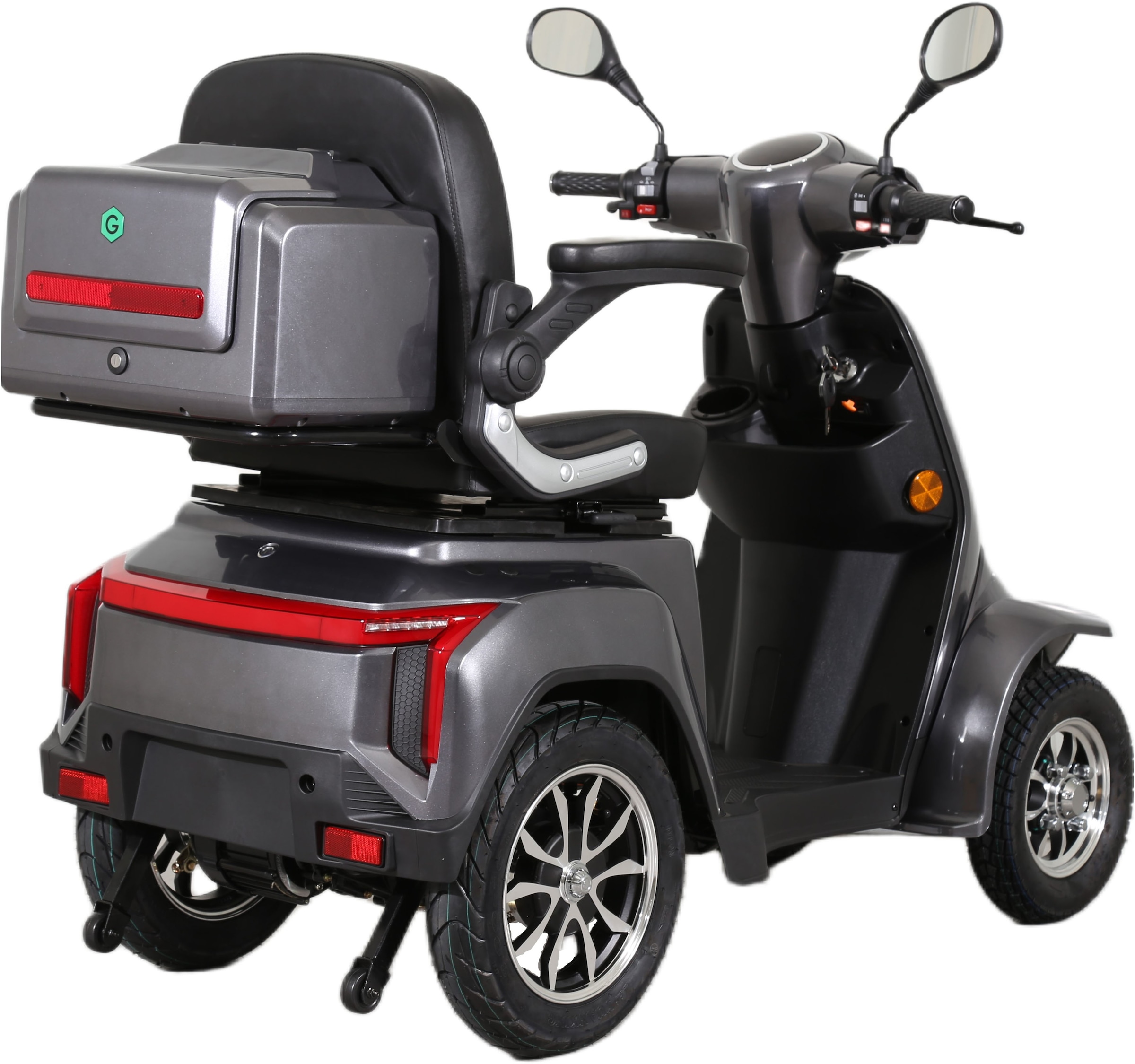 GreenStreet Elektromobil »E-Mover Deluxe«, mit 60V/26Ah Li-Ion-Akku, inkl. Topcase