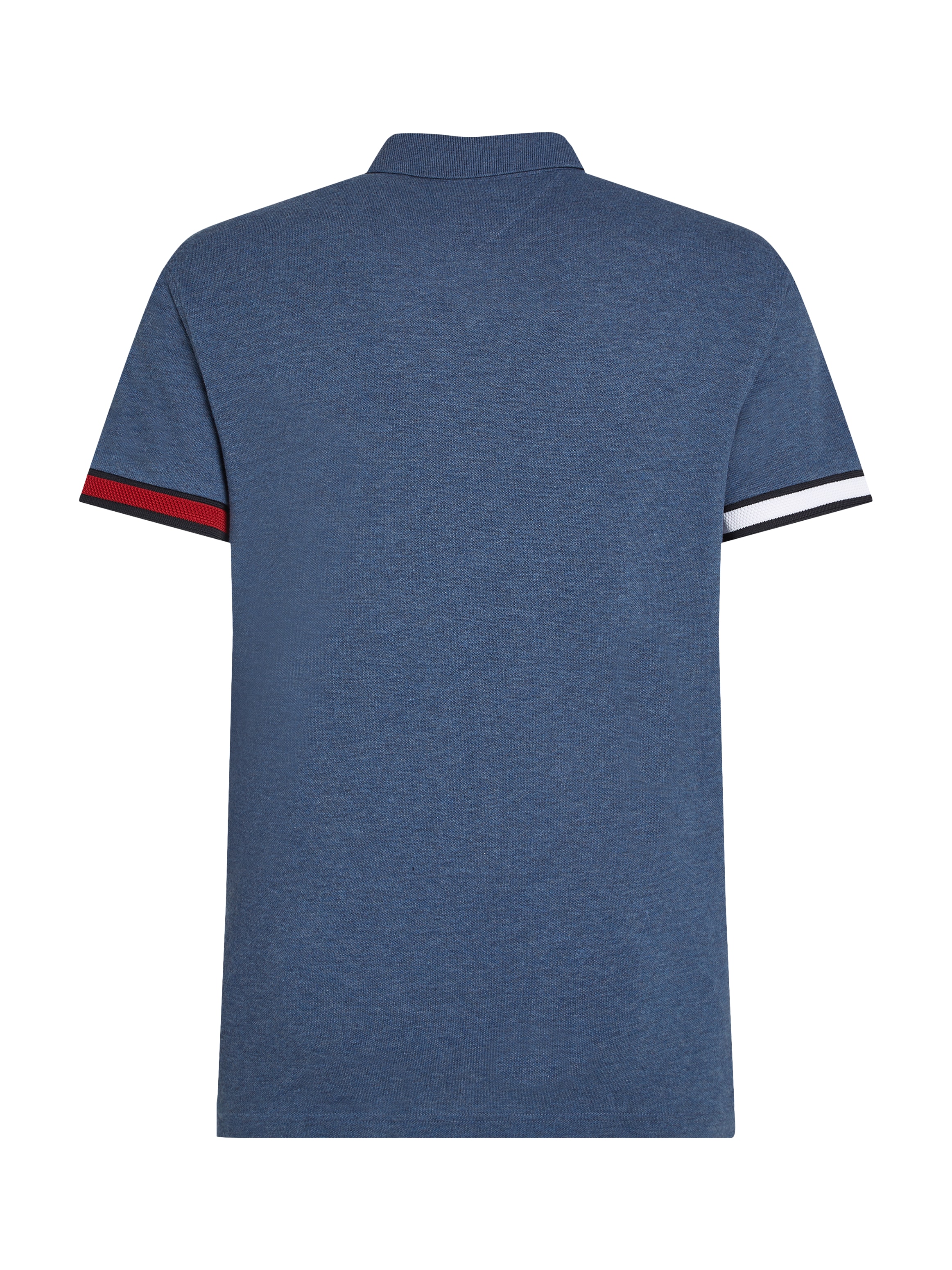 Tommy Hilfiger Poloshirt »FLAG CUFF SLIM POLO«, mit Kontrast-Details