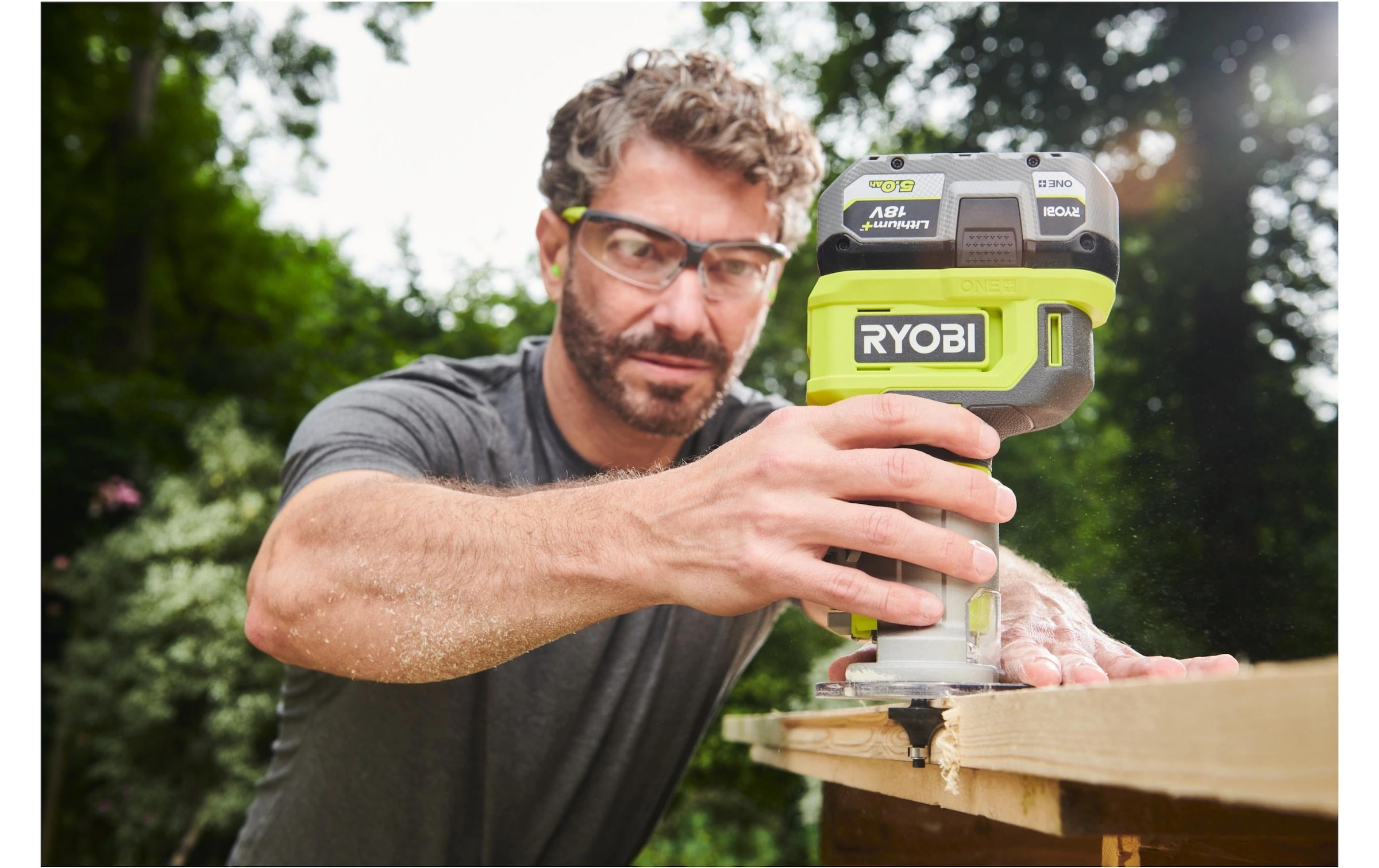 RYOBI Akku-Rasenkantenschneider »RTR18-0«