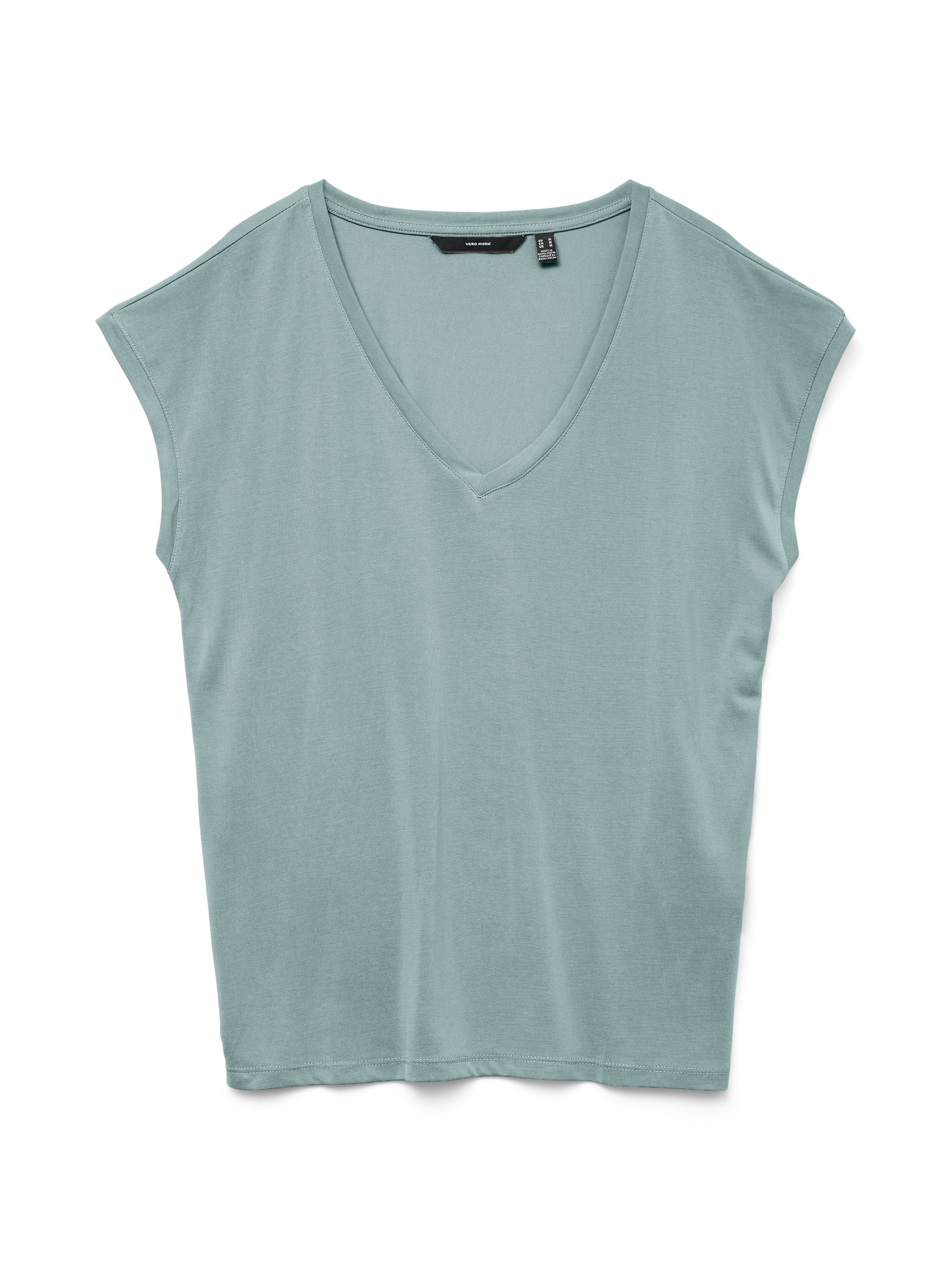 Vero Moda V-Shirt "VMFILLI SS V-NECK TEE GA NOOS" günstig online kaufen