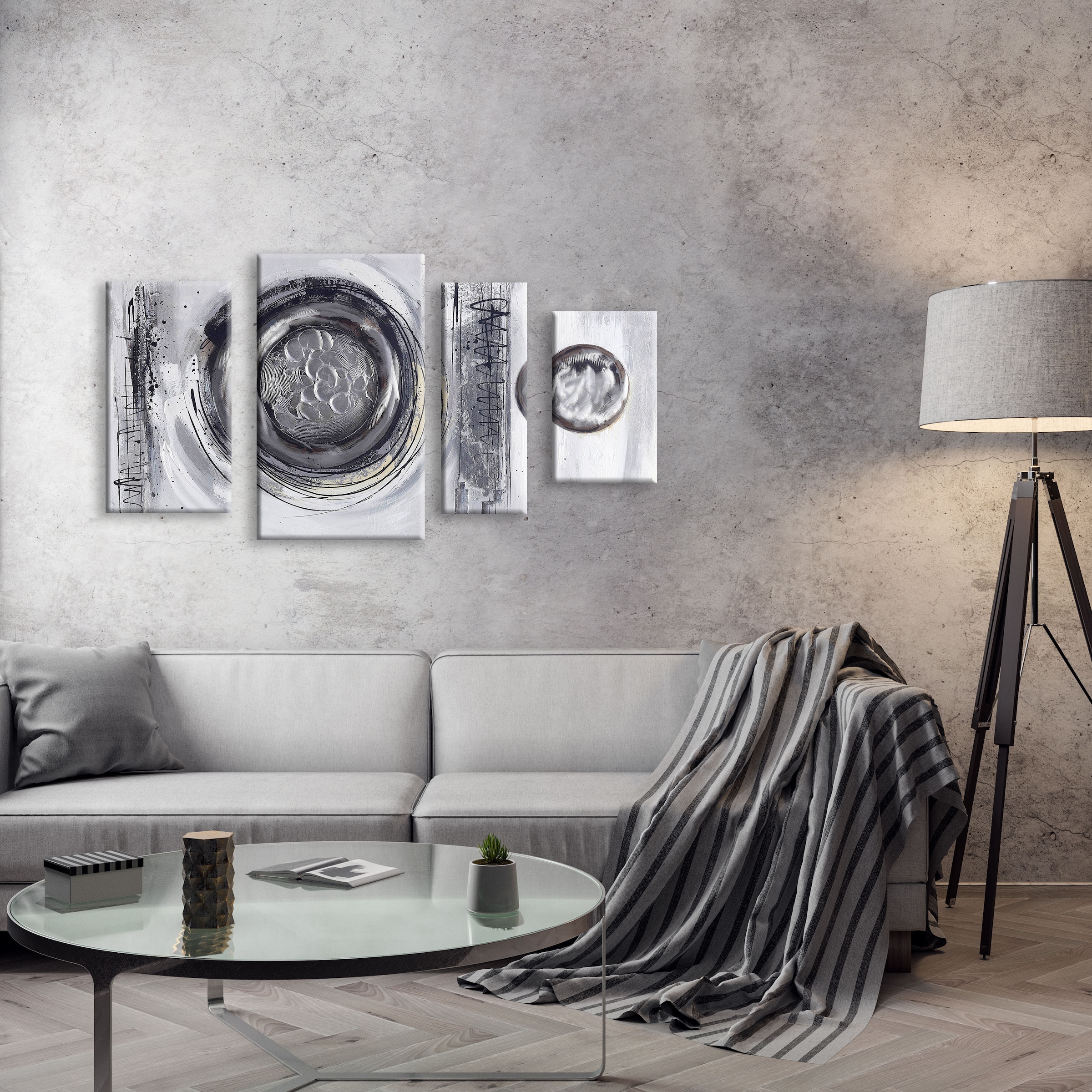 Bönninghoff Ölgemälde Abstrakt  Abstrakte  Formen  Gemälde  Kunst 1 Stk. tl günstig online kaufen