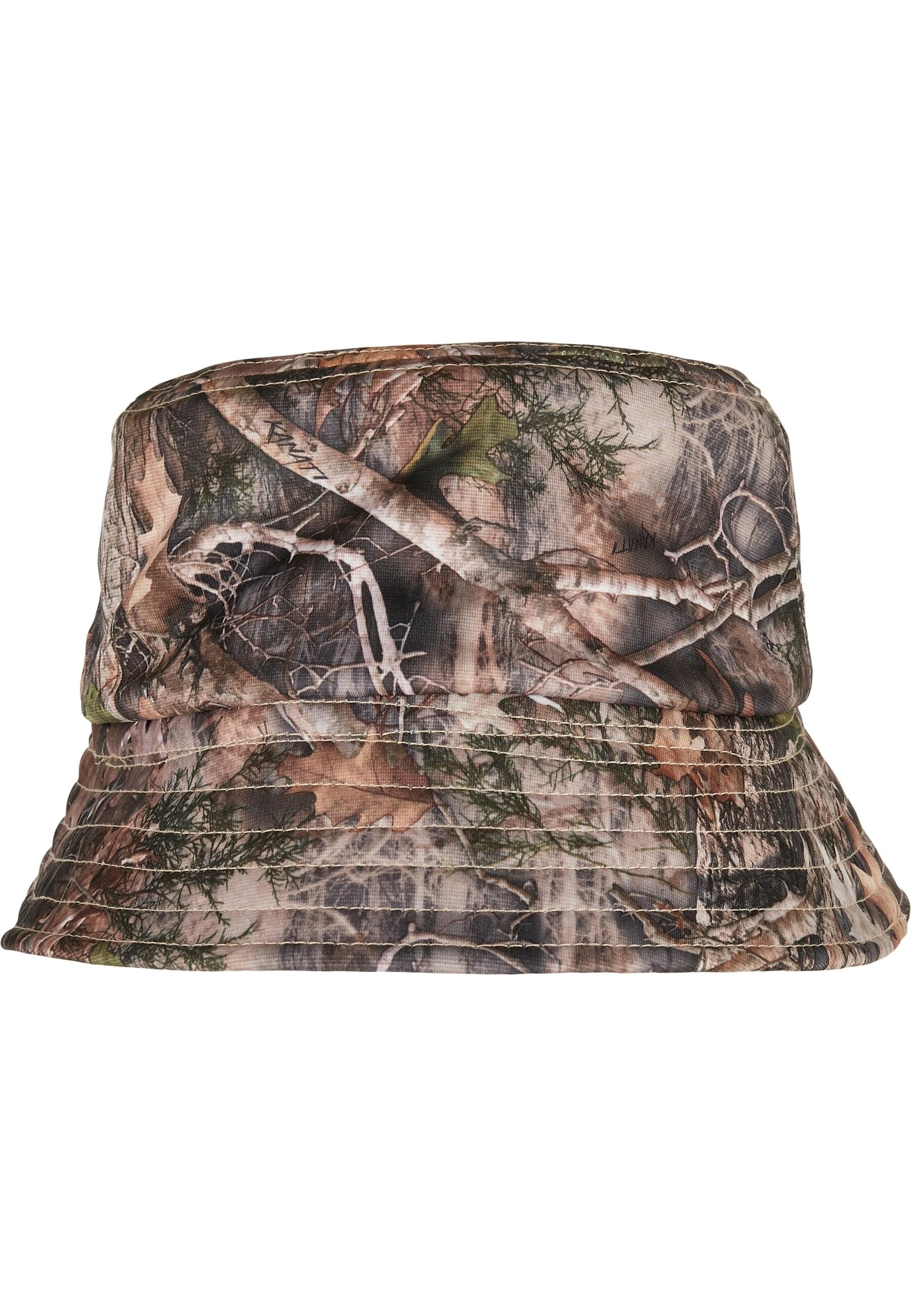 Flexfit Flex Cap "Flexfit Bucket Hat Sherpa Real Tree Camo Reversible Bucket Hat"