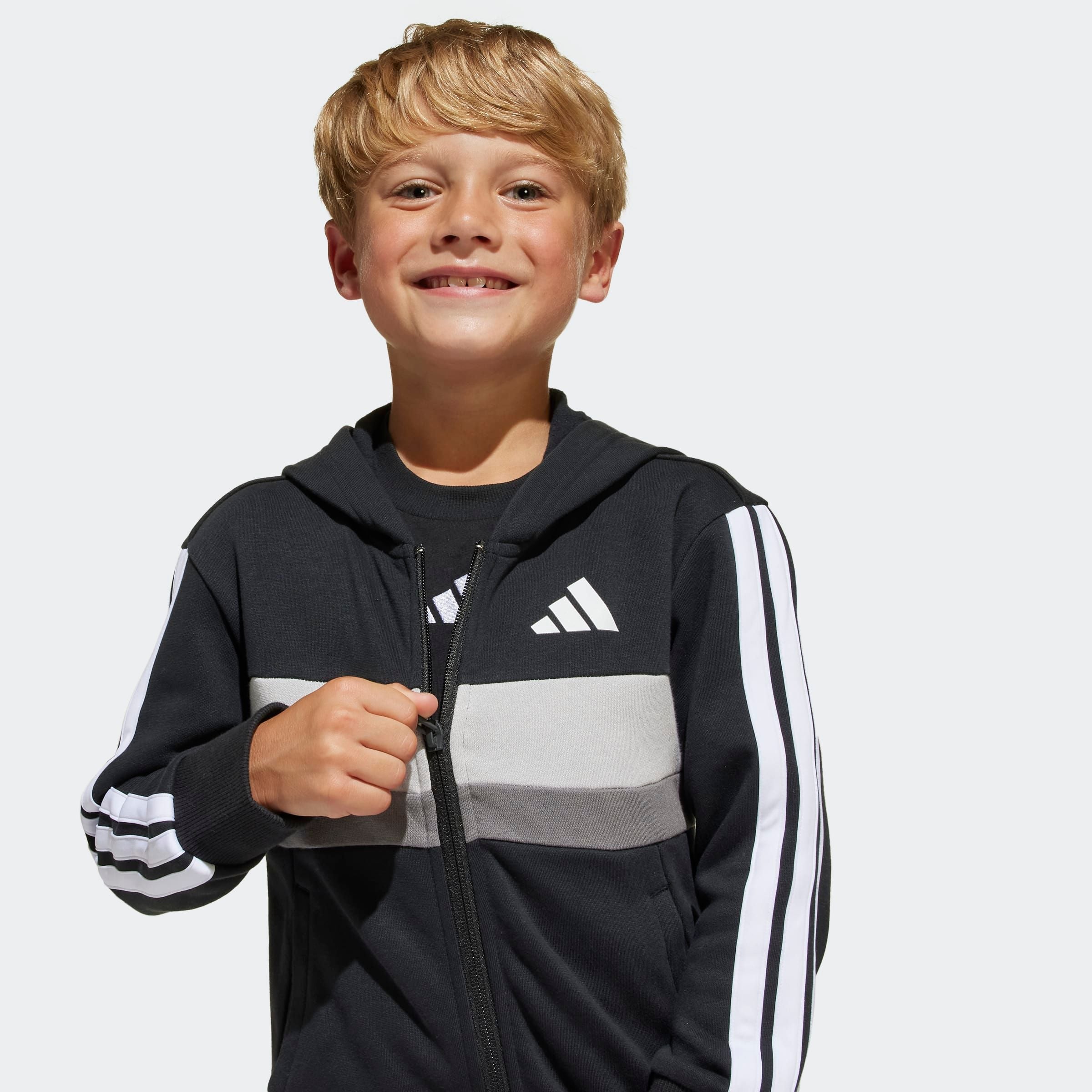 adidas Sportswear Trainingsanzug »LK 3S TIB FL TS«, (2 tlg.)