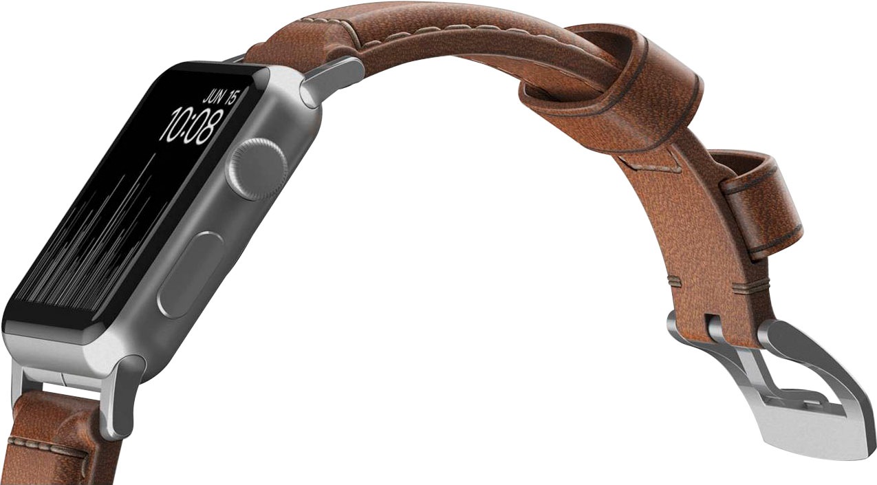 Nomad Smartwatch-Armband »Strap Trad. Lthr. Brown Connect. 42/44/45/49mm« |  BAUR | Uhrenarmbänder