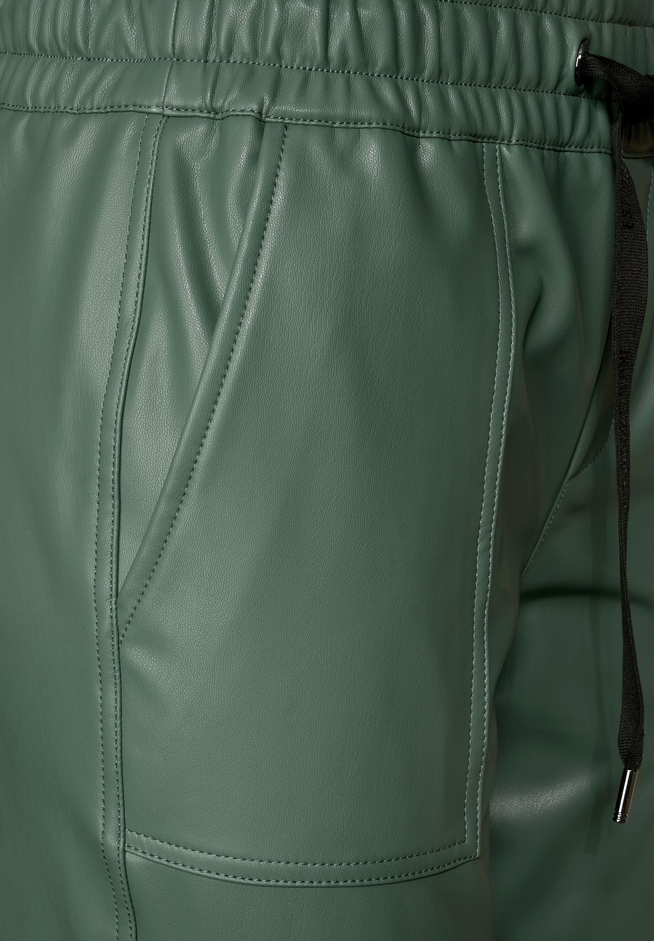 STREET ONE Lederhose, Middle Waist