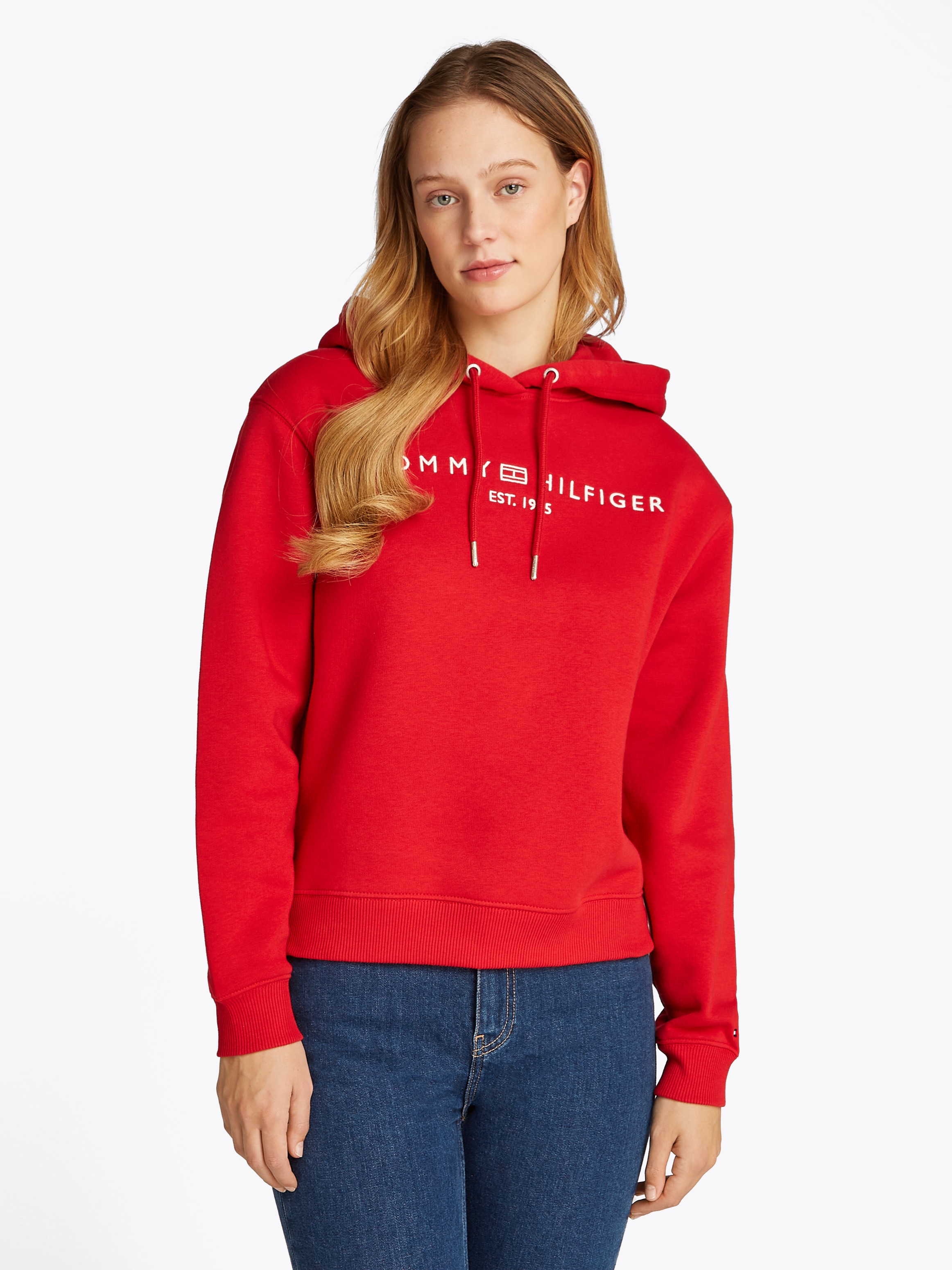 Tommy Hilfiger Kapuzensweatshirt "MDRN REG CORP LOGO HOODIE", mit gestickte günstig online kaufen