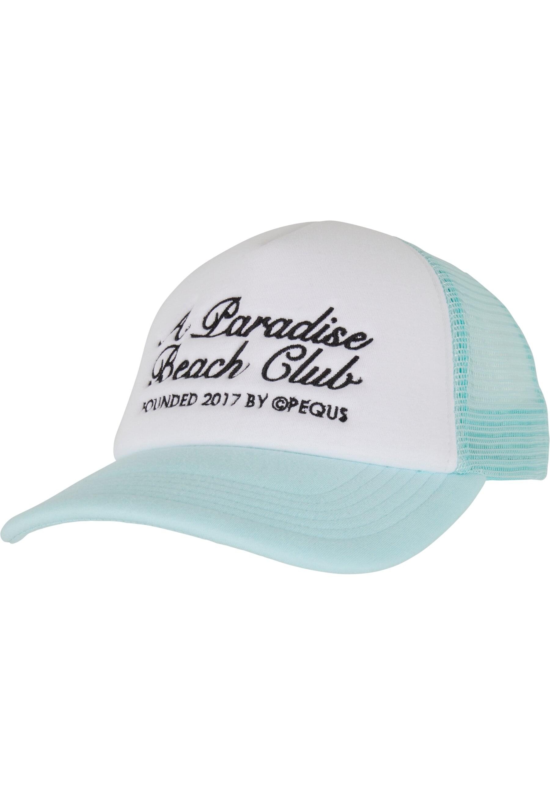 PEQUS Trucker Cap »PEQUS PEQUS A Paradise Beach Club Curved Logo Trucker Cap«