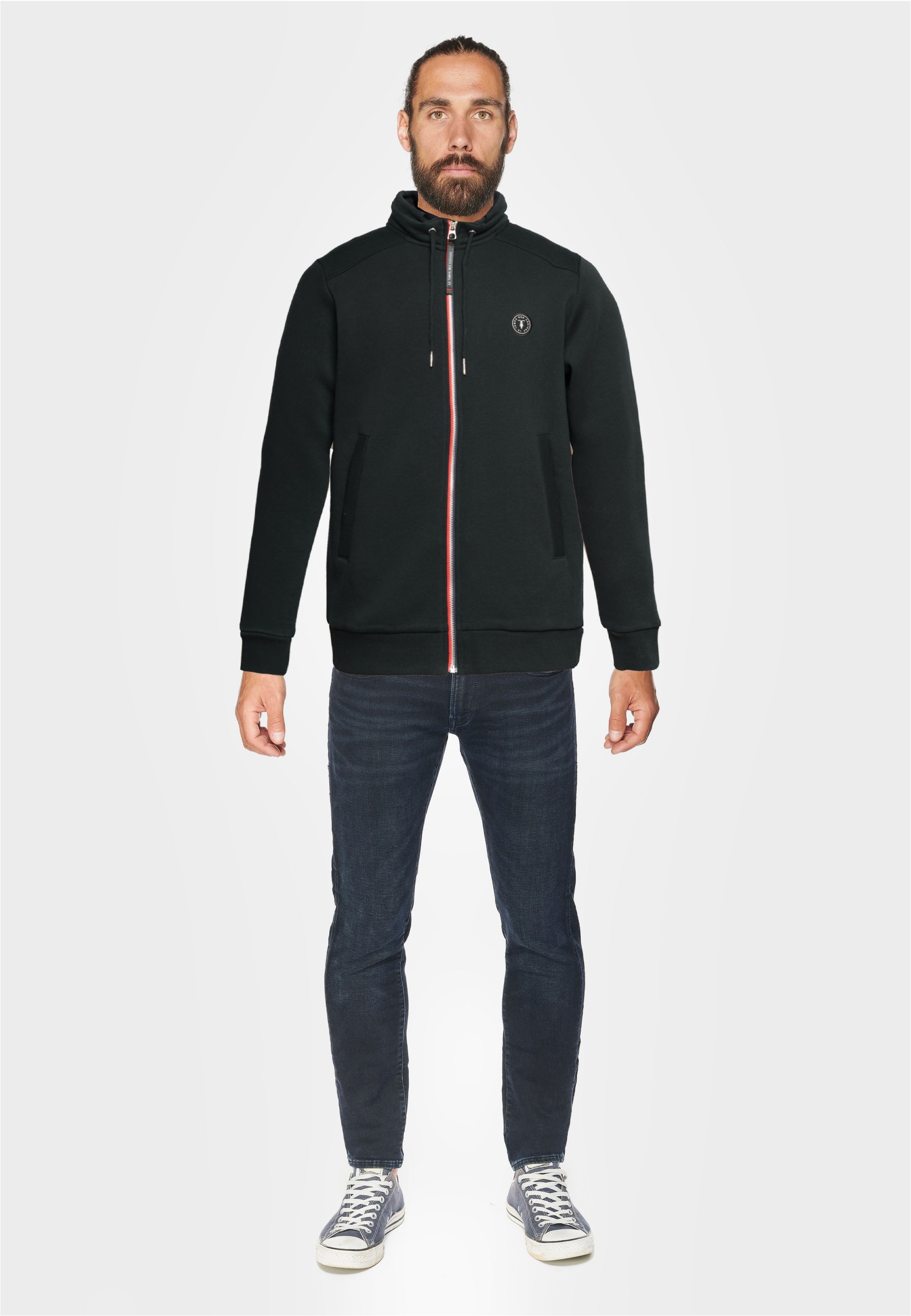 Le Temps Des Cerises Sweatjacke »GOAL«, mit Kängurutaschen