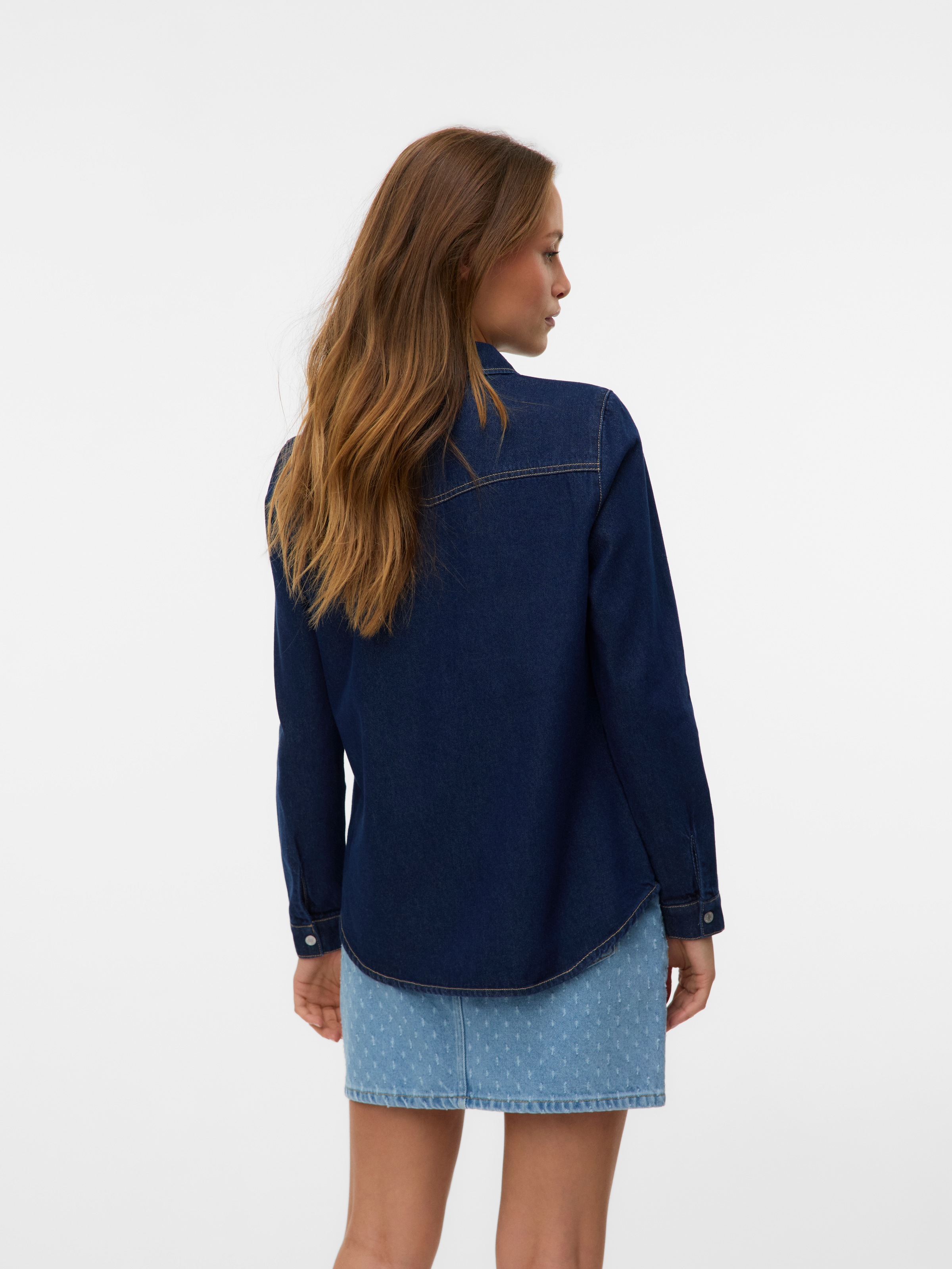 Vero Moda Jeansbluse "VMJENNIE LS DENIM SHIRT MIX NOOS" günstig online kaufen
