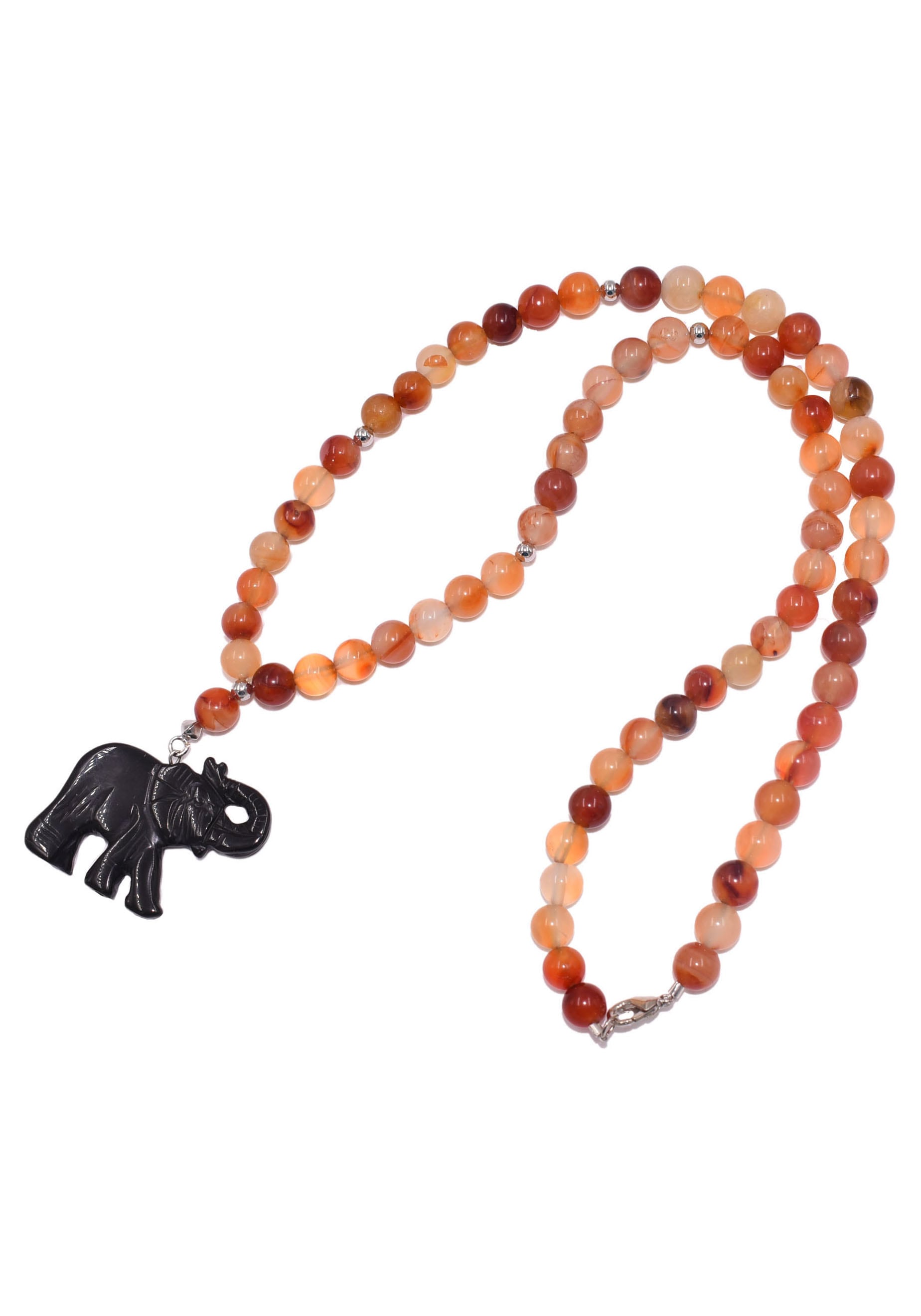 Firetti Kette mit Anhänger »Schmuck Geschenk Halsschmuck Halskette Steinkette Karneol«, Made in Germany - mit Karneol