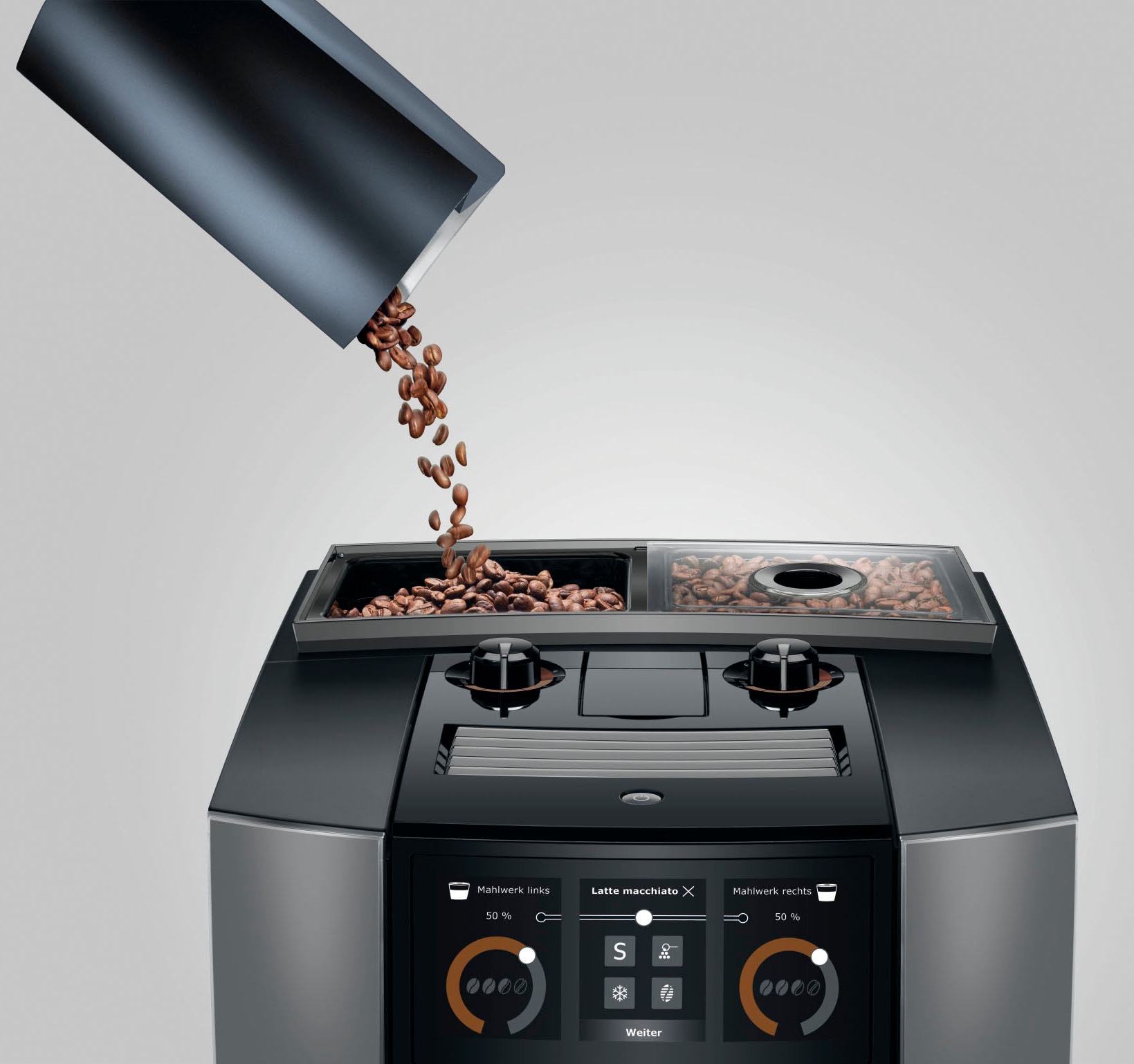 JURA Kaffeevollautomat »15706 J10 twin Diamond Onyx (EA)«