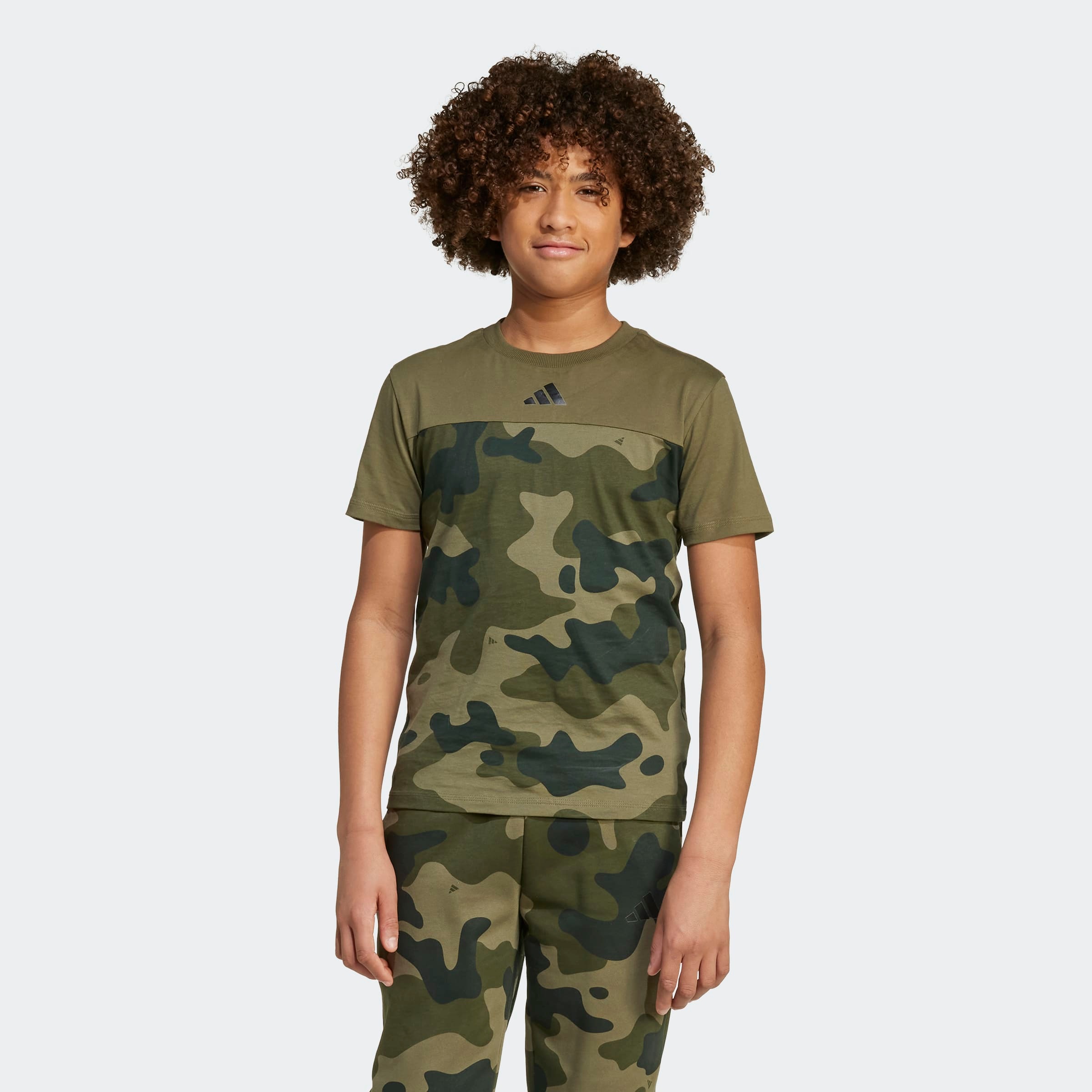 Thumbnail - adidas Sportswear T-Shirt "SEASONAL ESSENTIALS CAMO BAUMWOLL- KIDS"