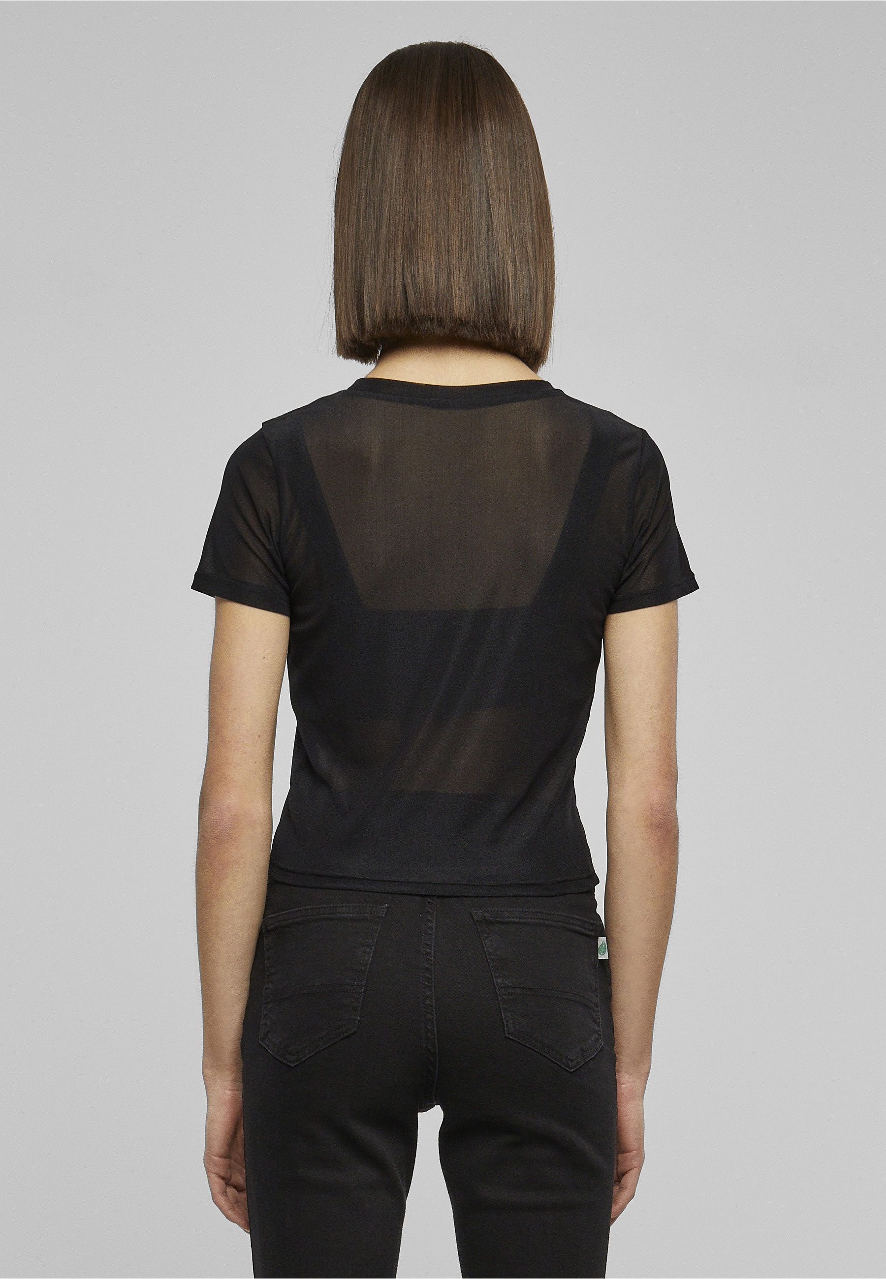 URBAN CLASSICS T-Shirt »Urban Classics Damen Ladies Short Mesh Tee« 1 Stk.
