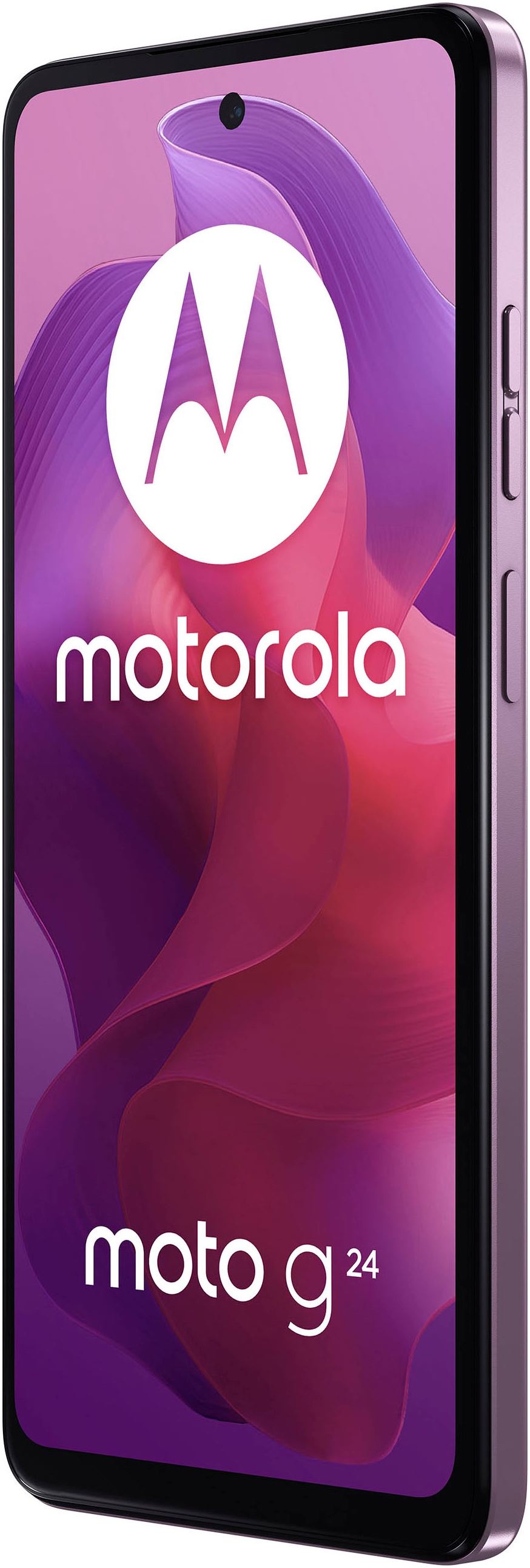 Motorola Smartphone »Moto G24«, Pink Lavender, 16,66 cm/6,56 Zoll, 128 GB Speicherplatz, 50 MP Kamera